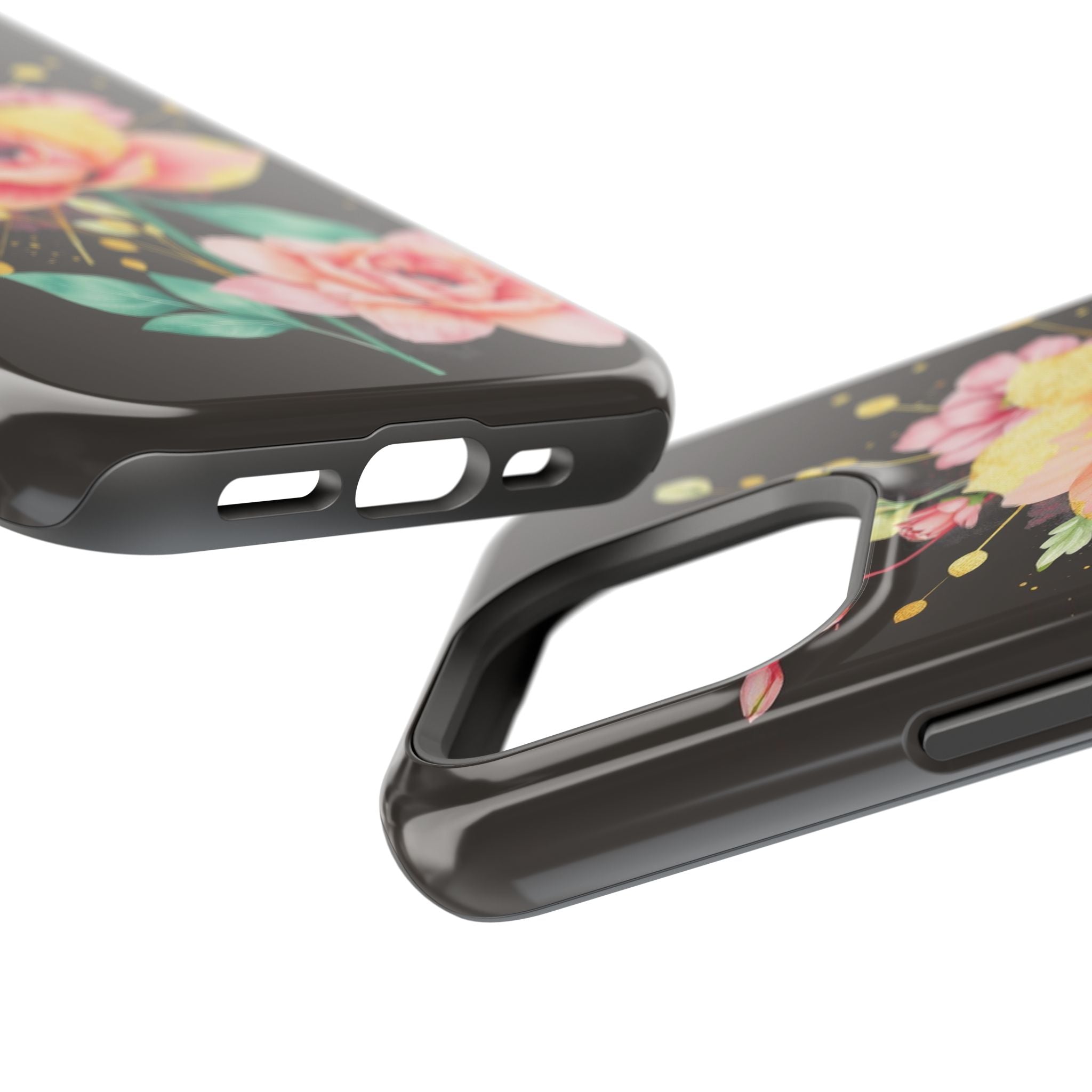 iPhone Earthy Floral Watercolor Splash Design Clean iPhone 14 Minimal · iPhone C