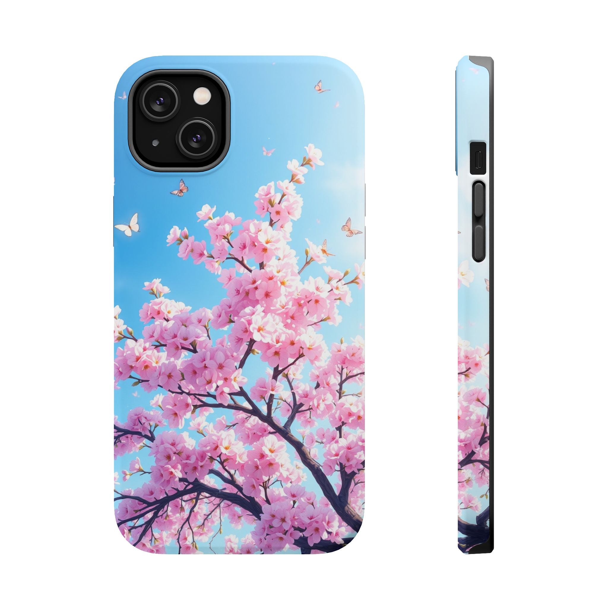 iPhone Cherry Blossom Floral Slim Everyday Designer Case · iPhone Case