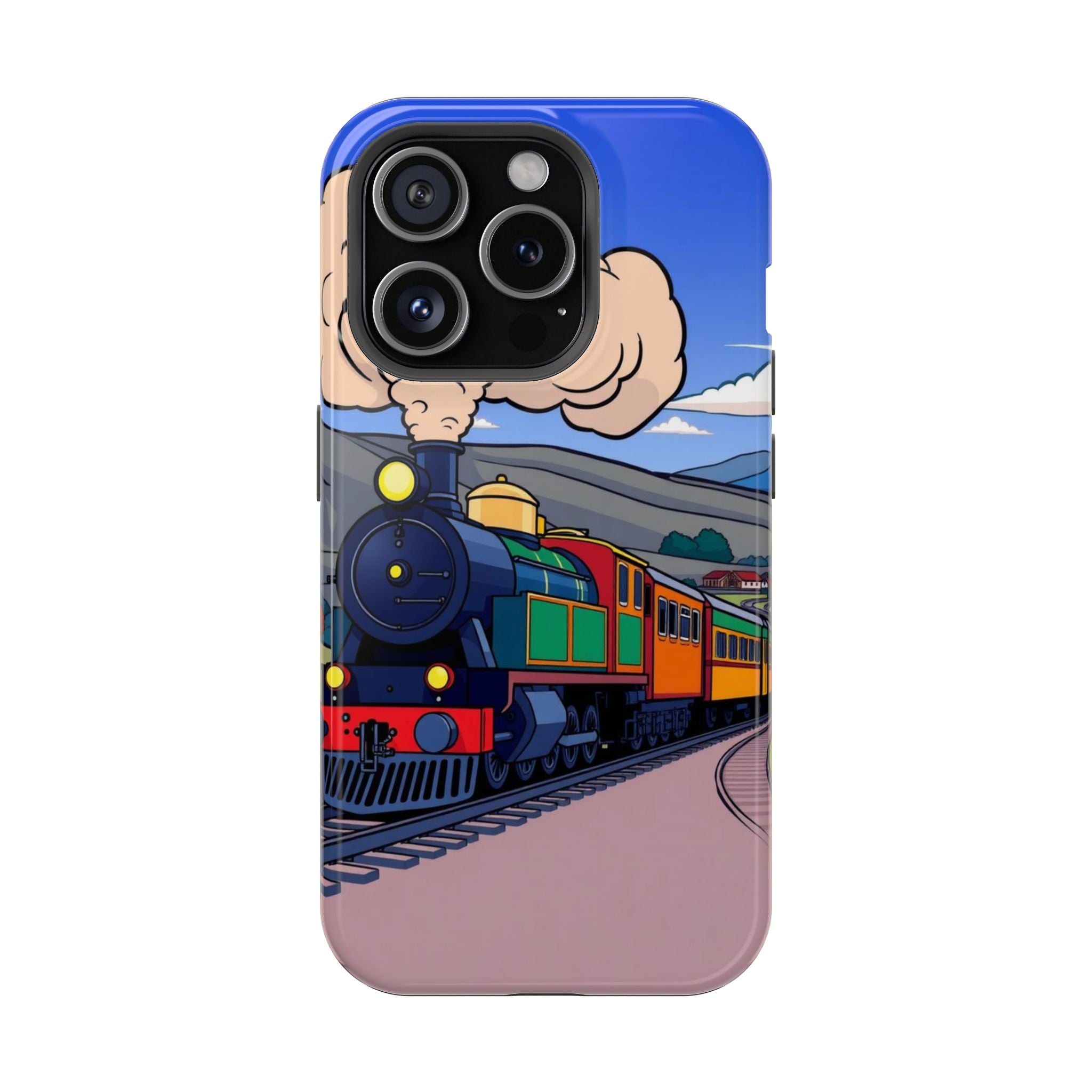 iPhone Steam Locomotive Puff Kids Fun iPhone Phone Case Gift Slim · iPhone Case