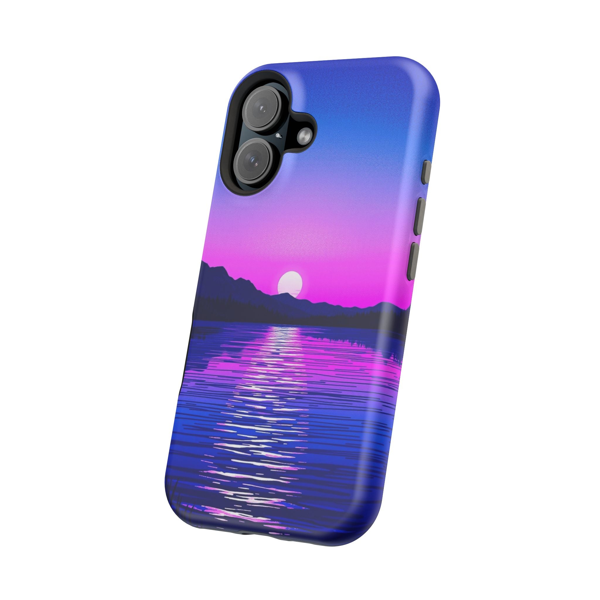 iPhone Indigo And Violet Lake at Twilight Slim iPhone Everyday Designer · iPhone
