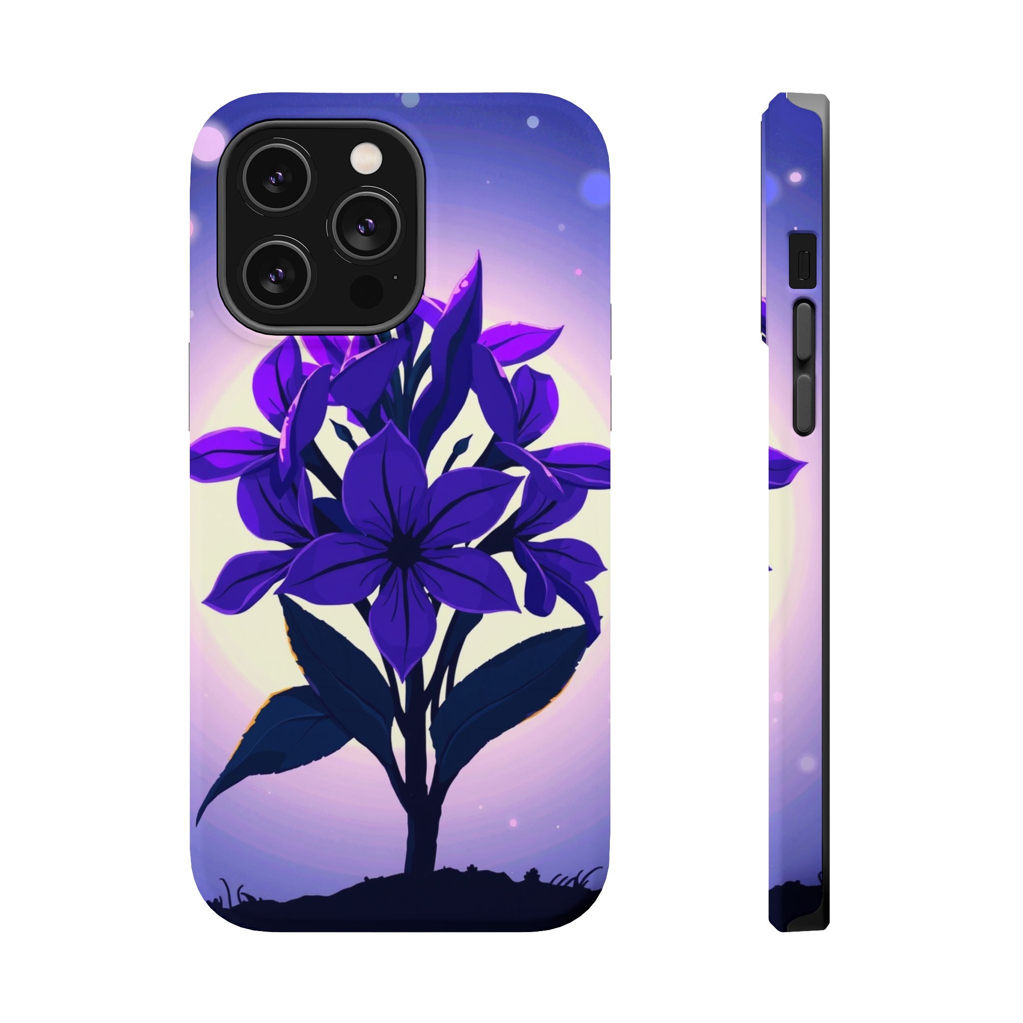 iPhone Floral Crown Mystic Art 13 Bold Modern Everyday Snap Case · iPhone Case