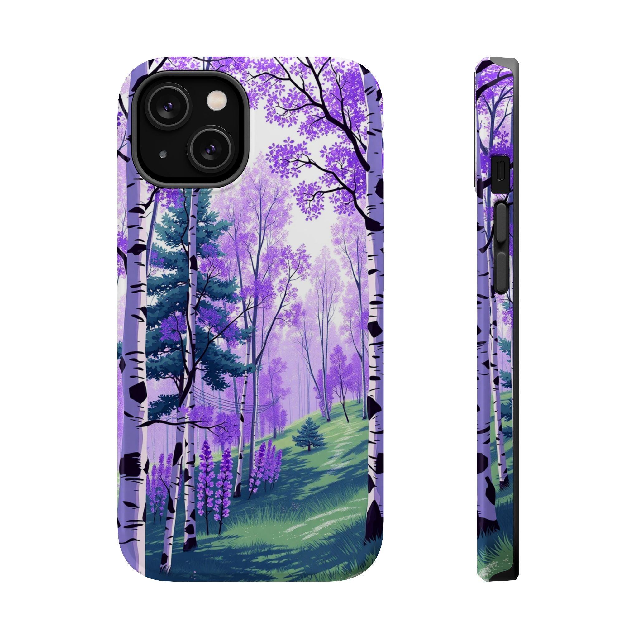 iPhone Birch Grove Electric Art Slim Everyday Designer Case · iPhone Case