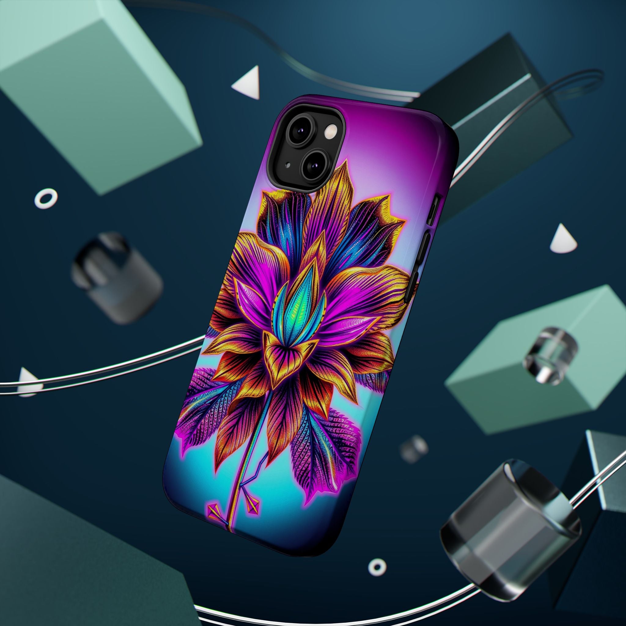 iPhone Floral Gold Foil Mystic Art Bold Modern Everyday Snap Case · iPhone Case