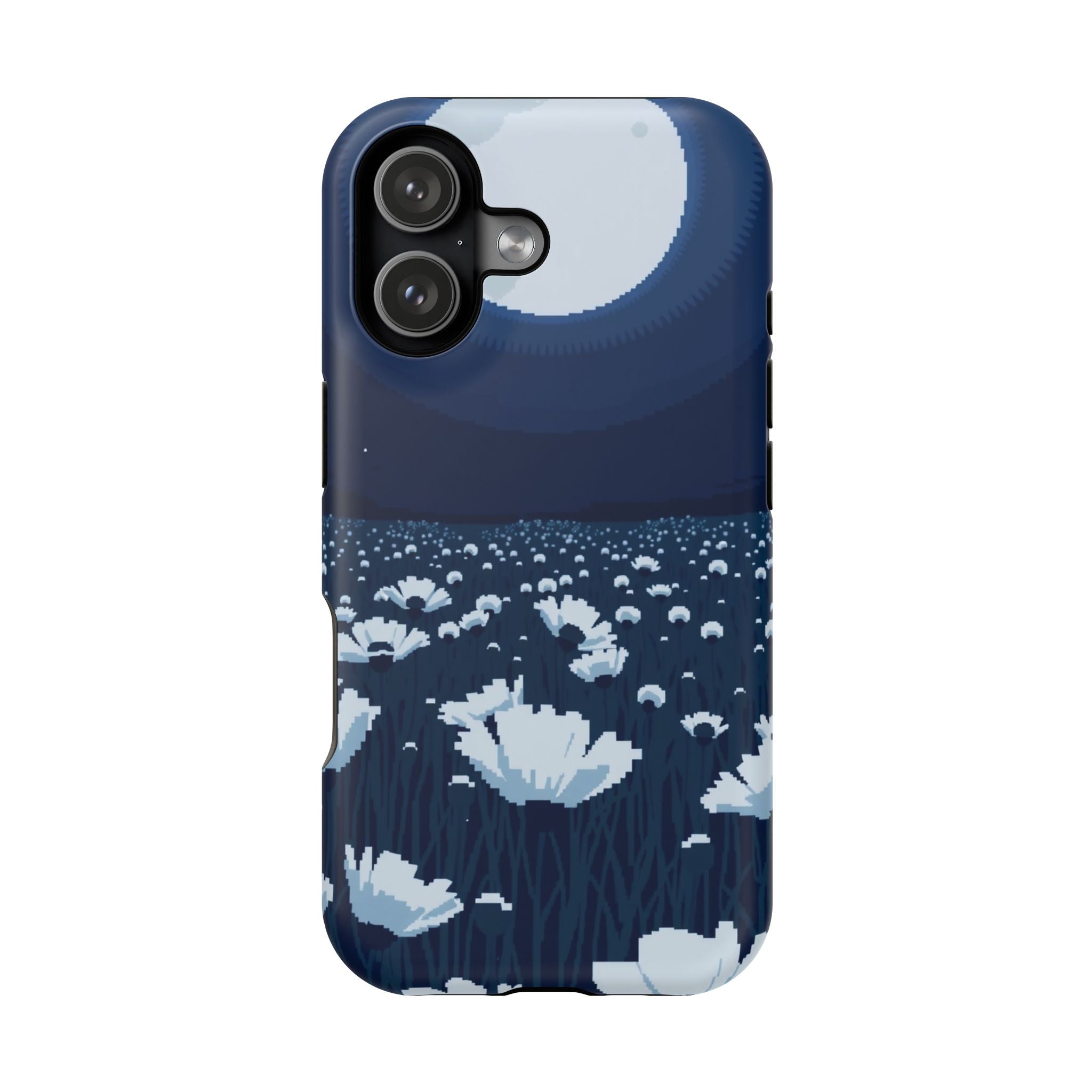 iPhone Poppy Field Pixel Art -Bit Bold Modern Everyday Snap Case · iPhone Case