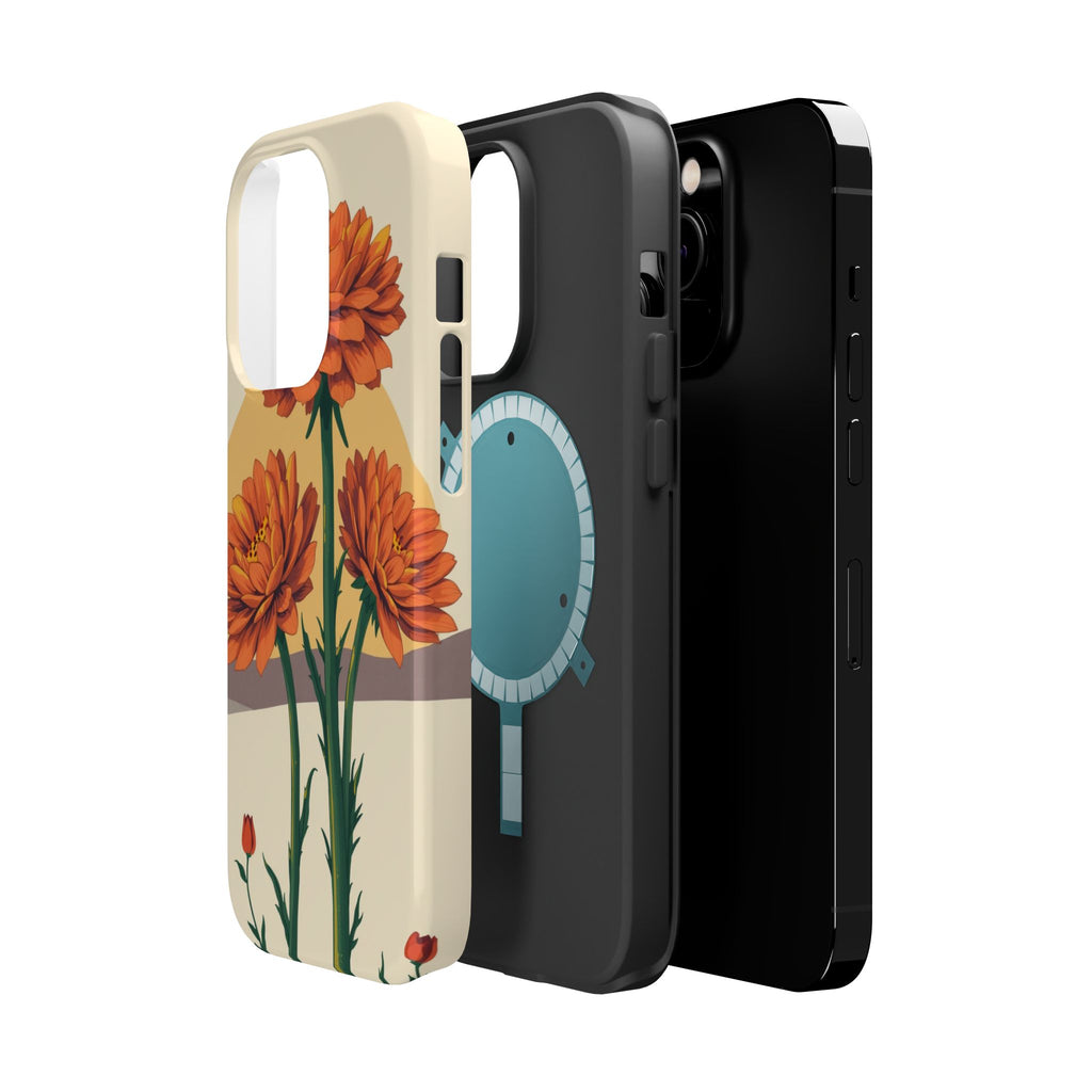 iPhone Ranunculus Stack Bold Art Bold Modern Everyday Snap Case · iPhone Case
