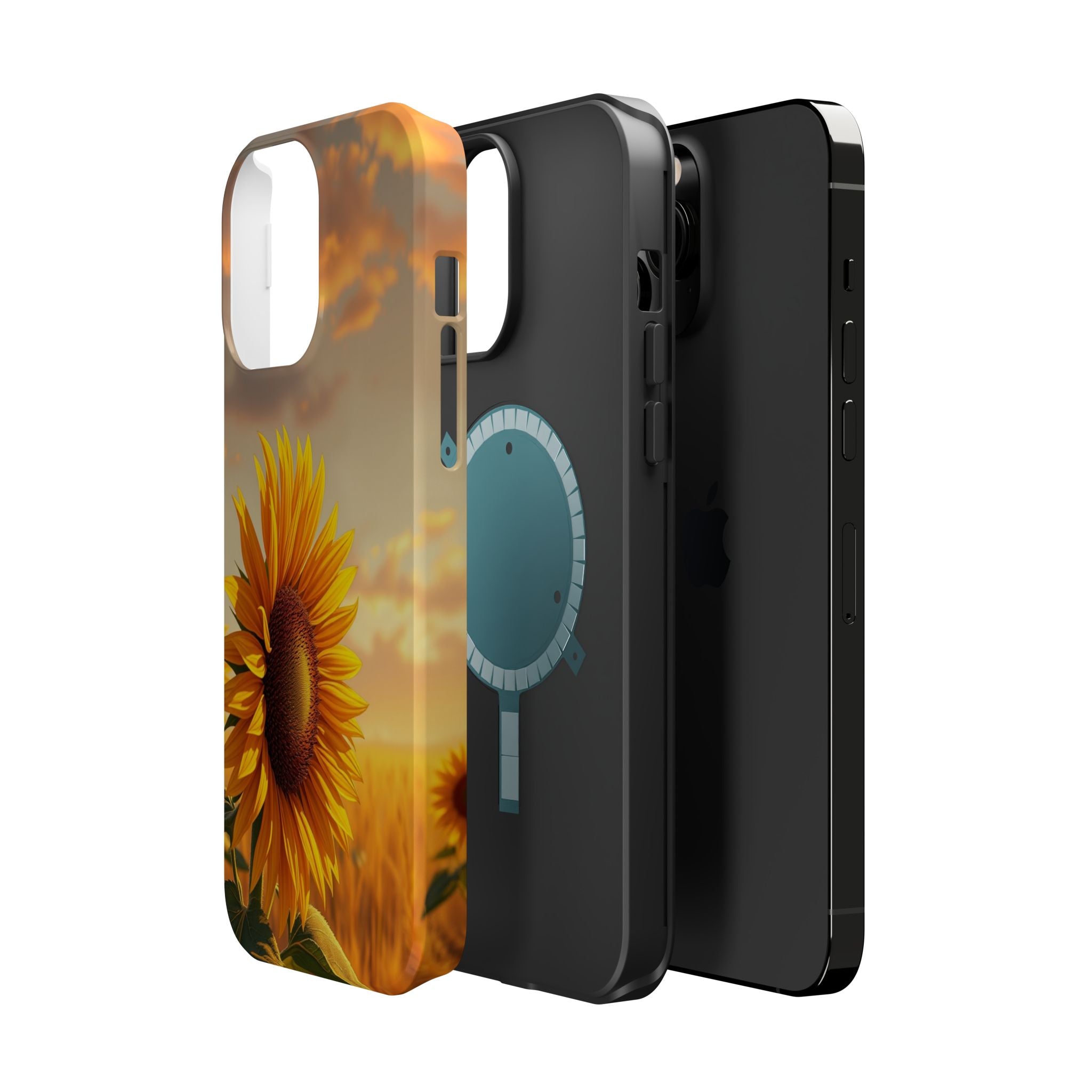 iPhone Sunflower Prairie Electric Art Slim Everyday Designer Case · iPhone Case
