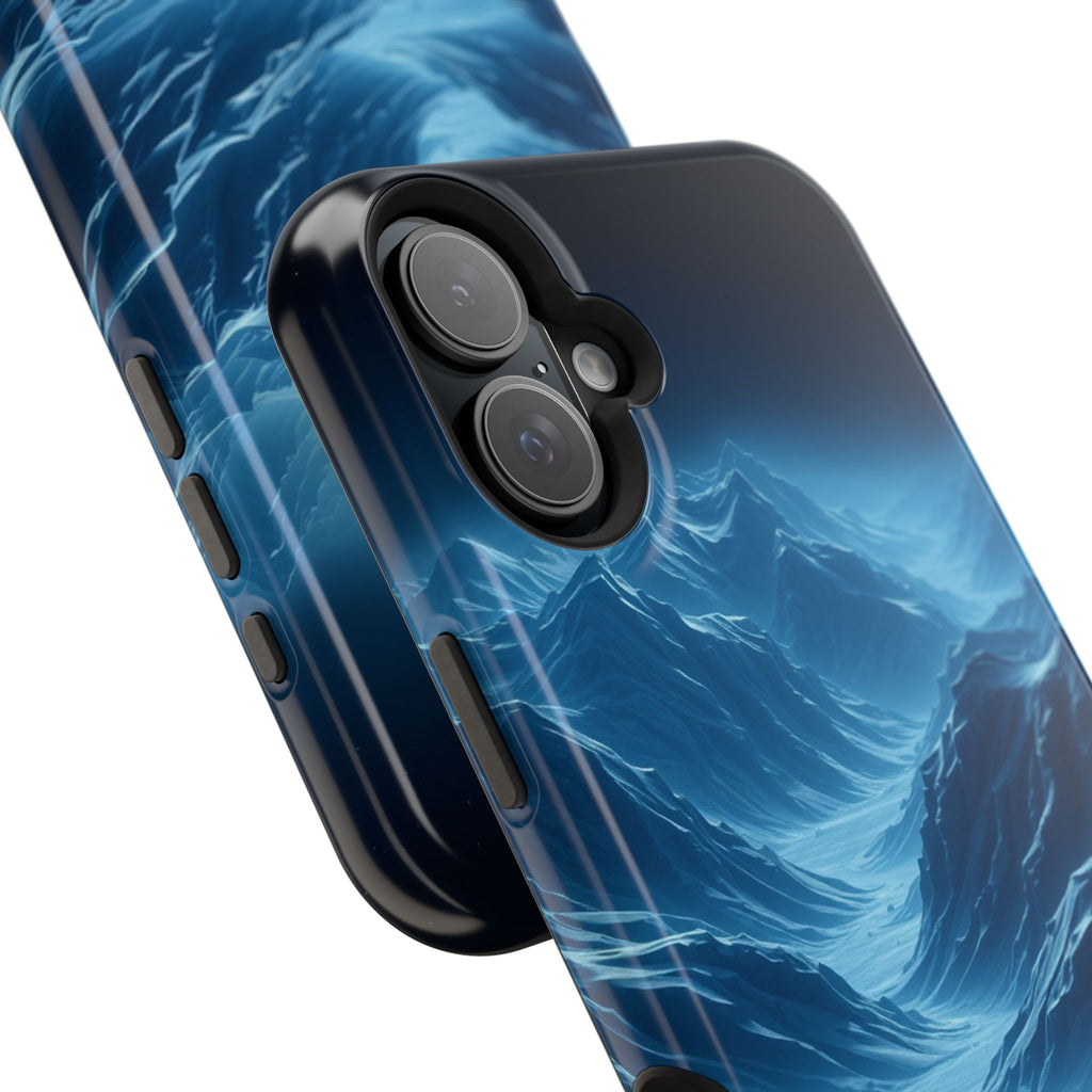 iPhone Midnight Blue And Silver Valley Floor Slim iPhone Everyday · iPhone Case