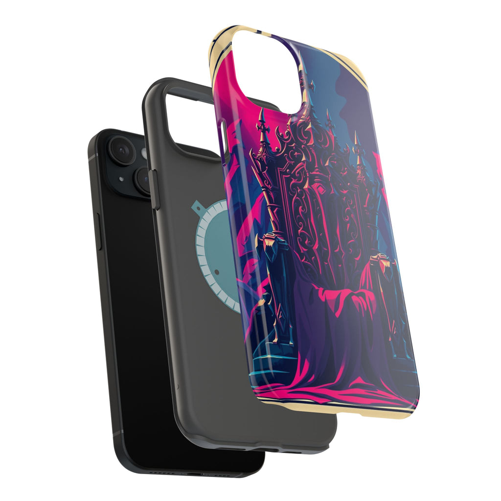 iPhone Lich King Throne Vintage Retro Poster Slim Everyday Designer Case · iPhon