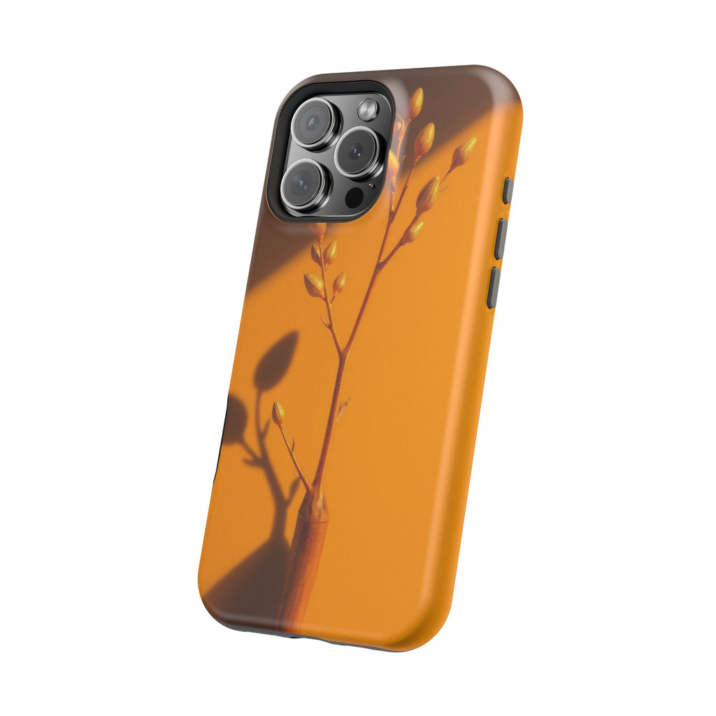 iPhone Mustard And Rust Minimalist Stem Slim Everyday iPhone Designer · iPhone C