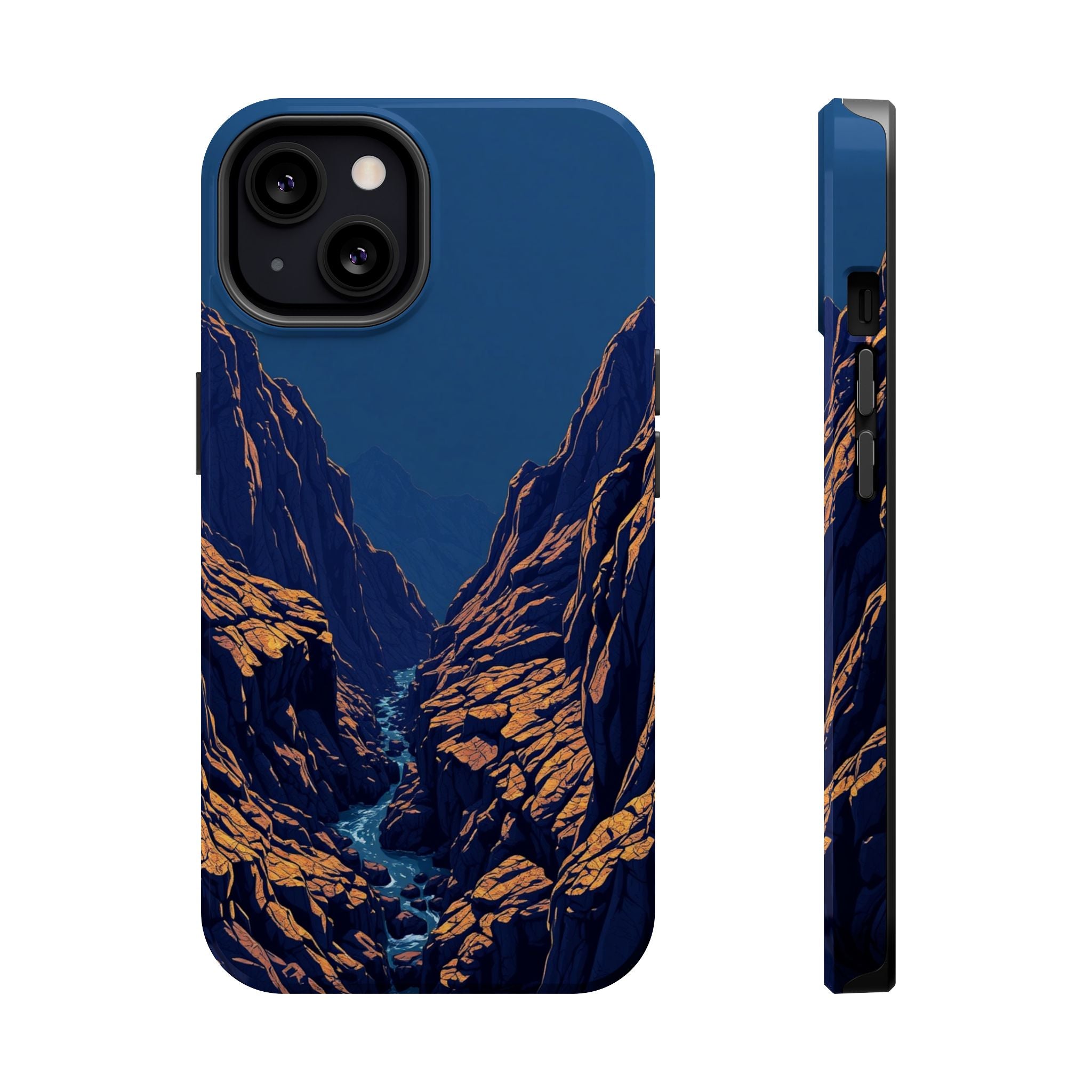 iPhone Indigo And Violet Rocky Coastline Slim Everyday iPhone Designer · iPhone