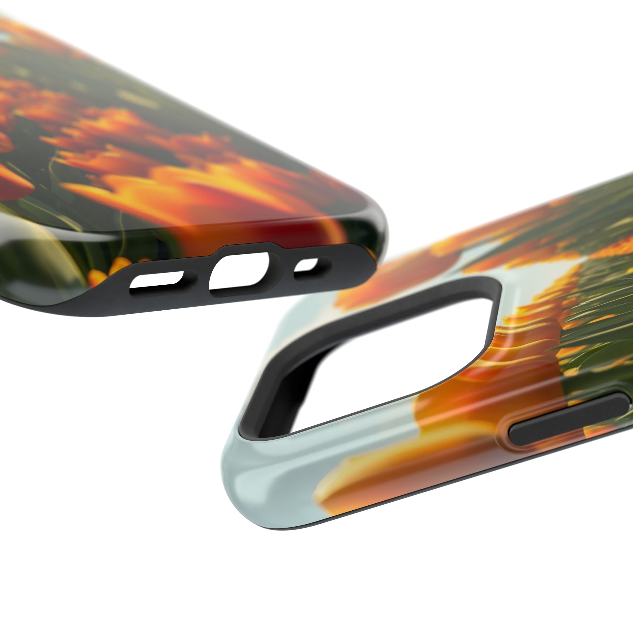 iPhone Tulip Row Radiant Design Slim Everyday Designer Case · iPhone Case