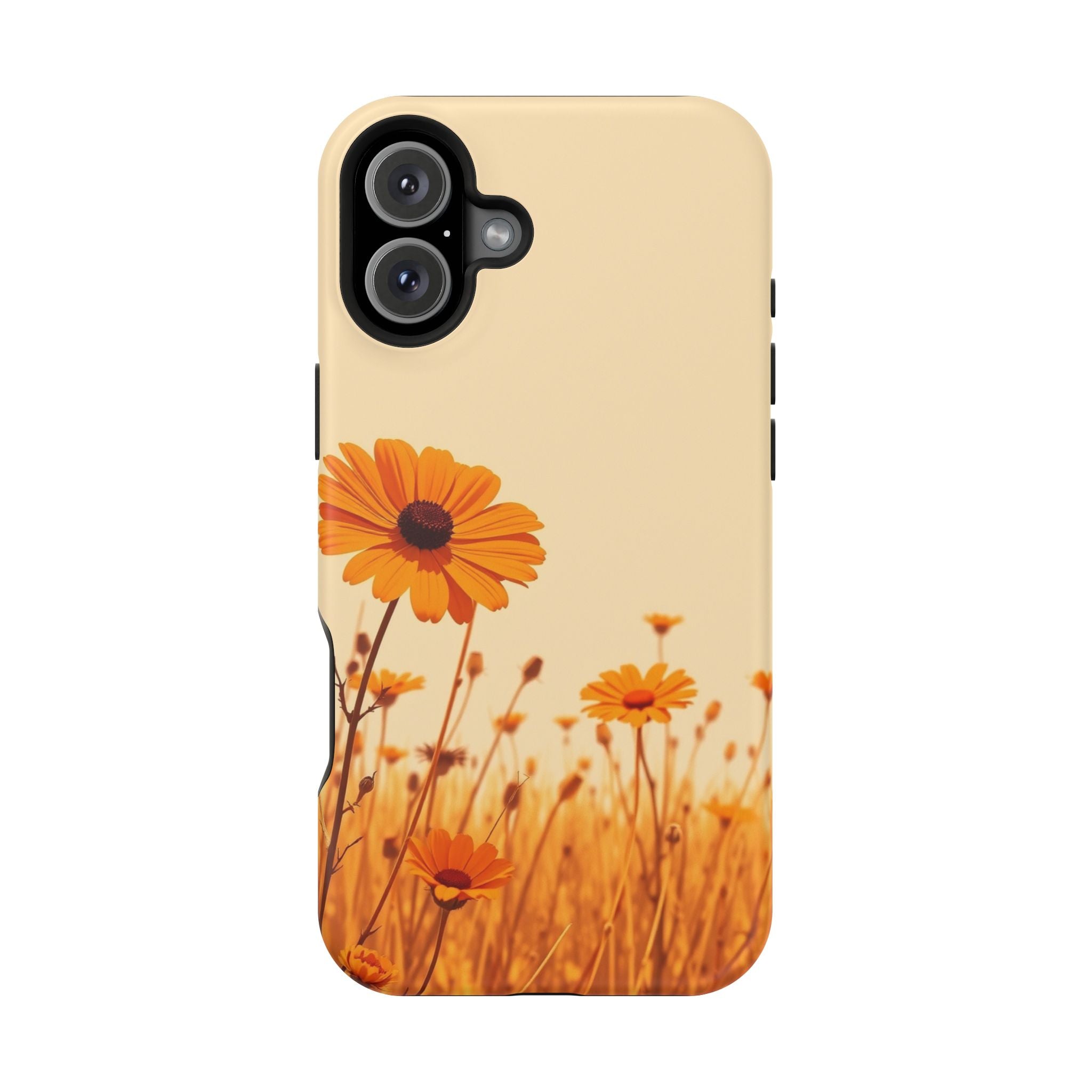 iPhone Wildflower Field Minimalist Line Art Slim Everyday Designer Case · iPhone