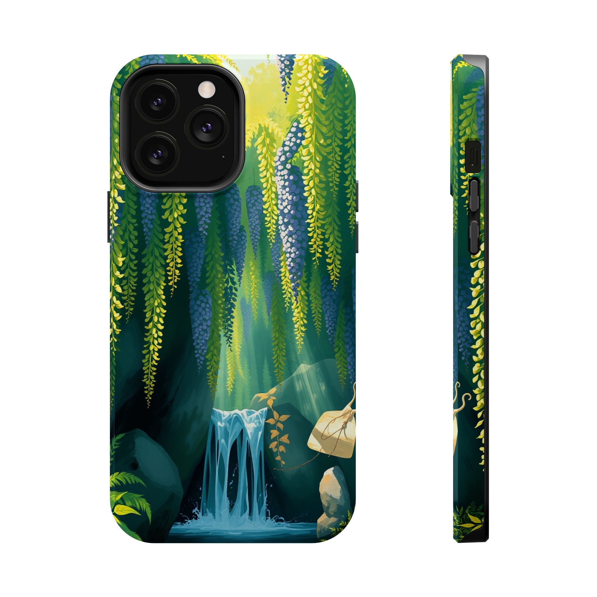 iPhone Wisteria Cascade Mystic Art Bold Modern Everyday Snap Case · iPhone Case