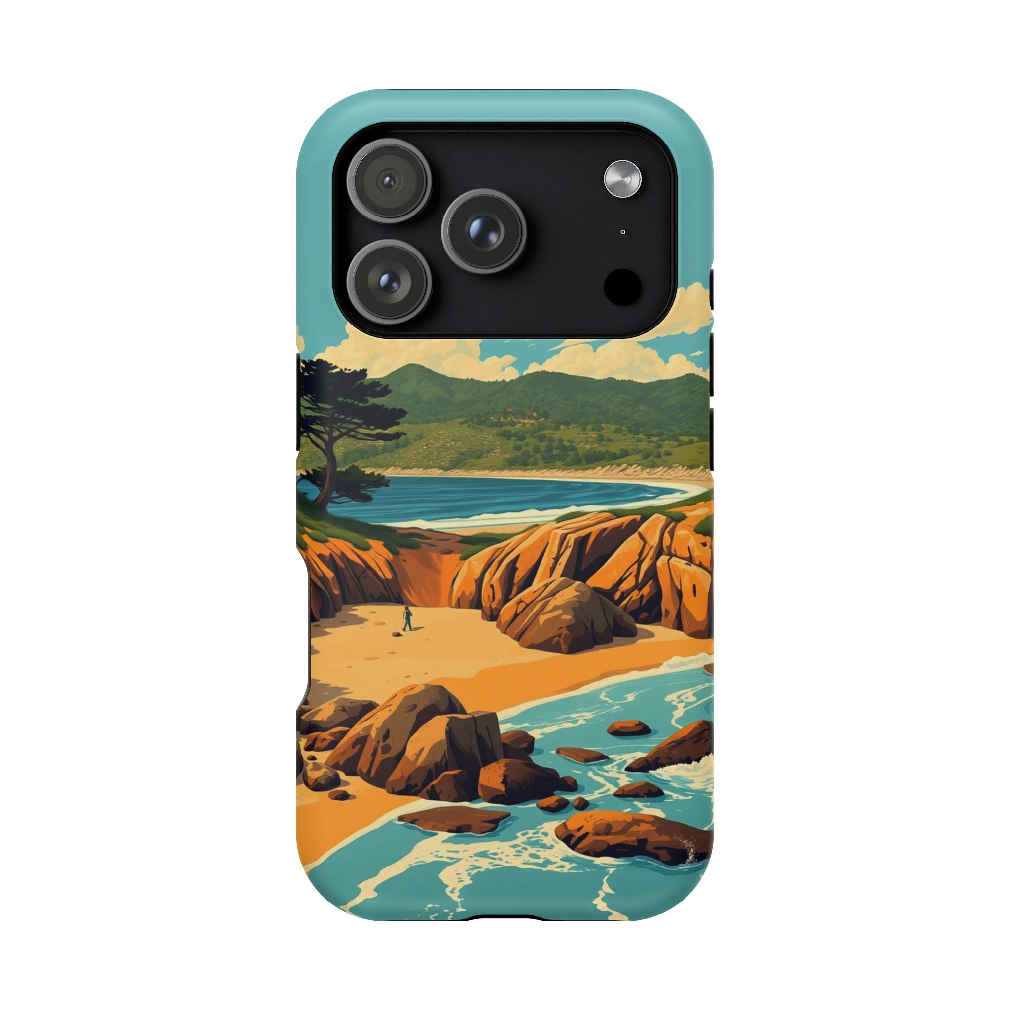 iPhone Pebble Beach Vintage Retro Poster Slim Everyday iPhone Designer · iPhone