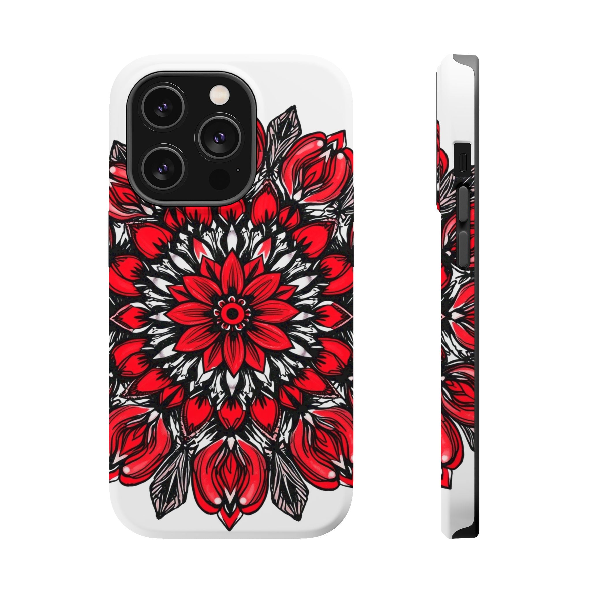 iPhone Floral Mandala Hand-Drawn Sketch Slim Everyday iPhone Designer · iPhone C