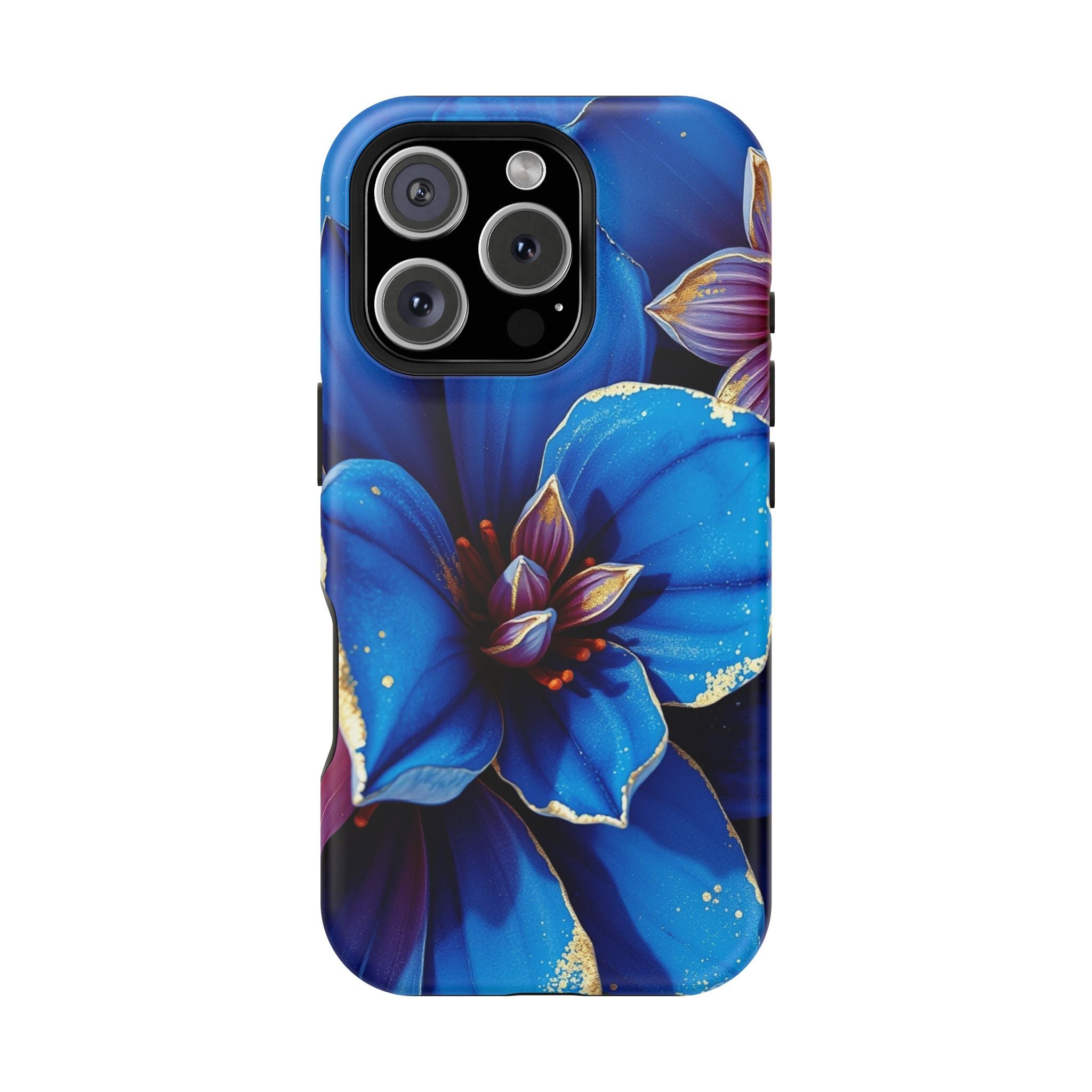 iPhone Floral Gold Foil Serene Design Slim Snap Case Ga · iPhone Case