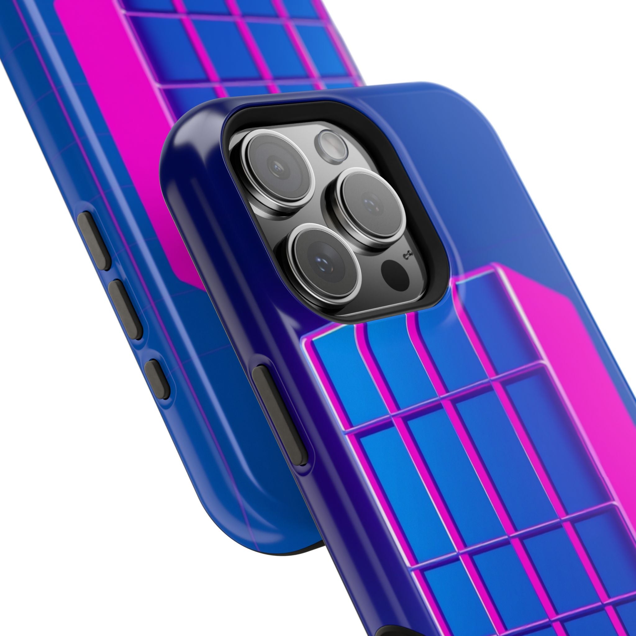 iPhone Earthy 80s Grid Synthwave Design Slim Everyday Designer Case · iPhone Cas