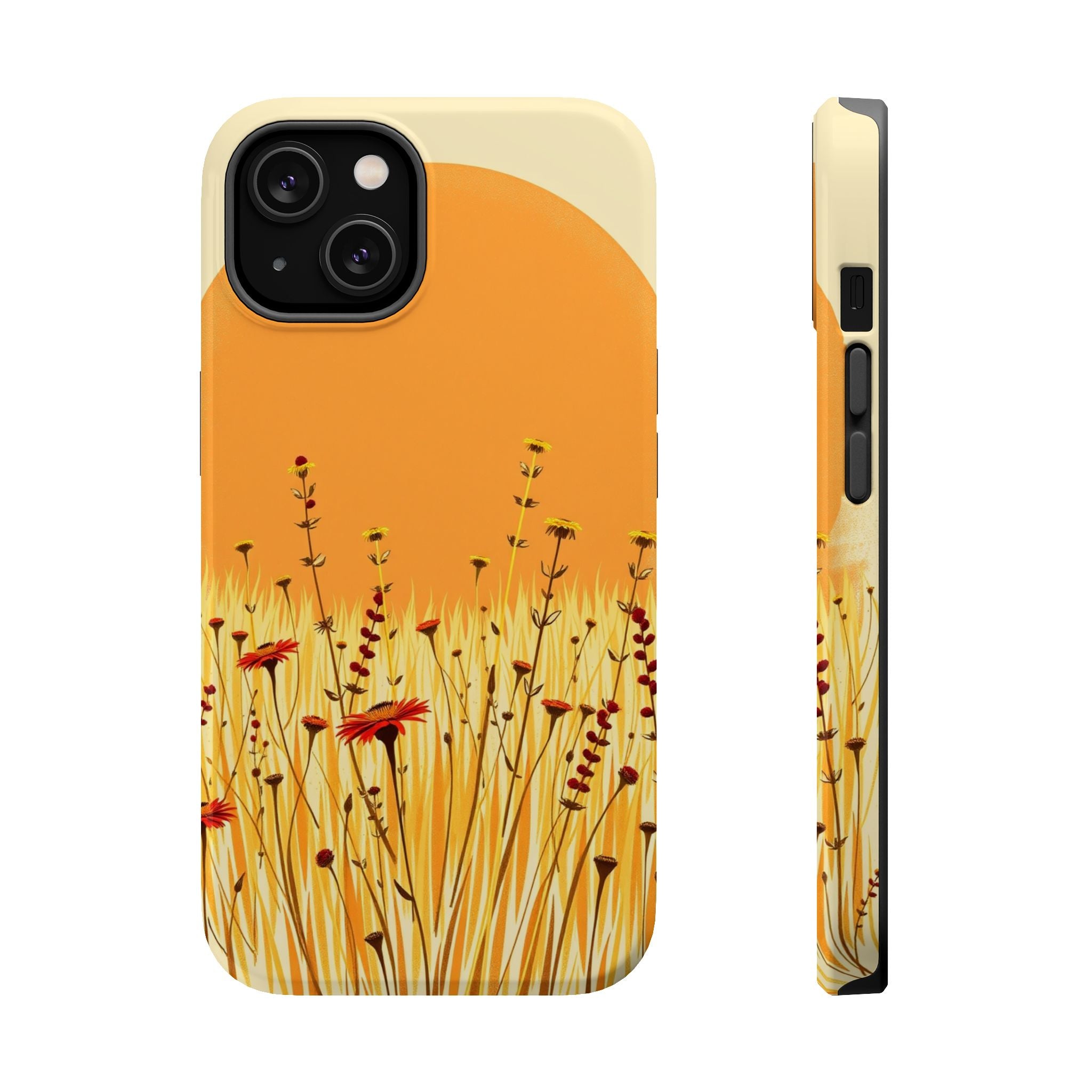 iPhone Wildflower Field Electric Art Slim Everyday Designer Case · iPhone Case