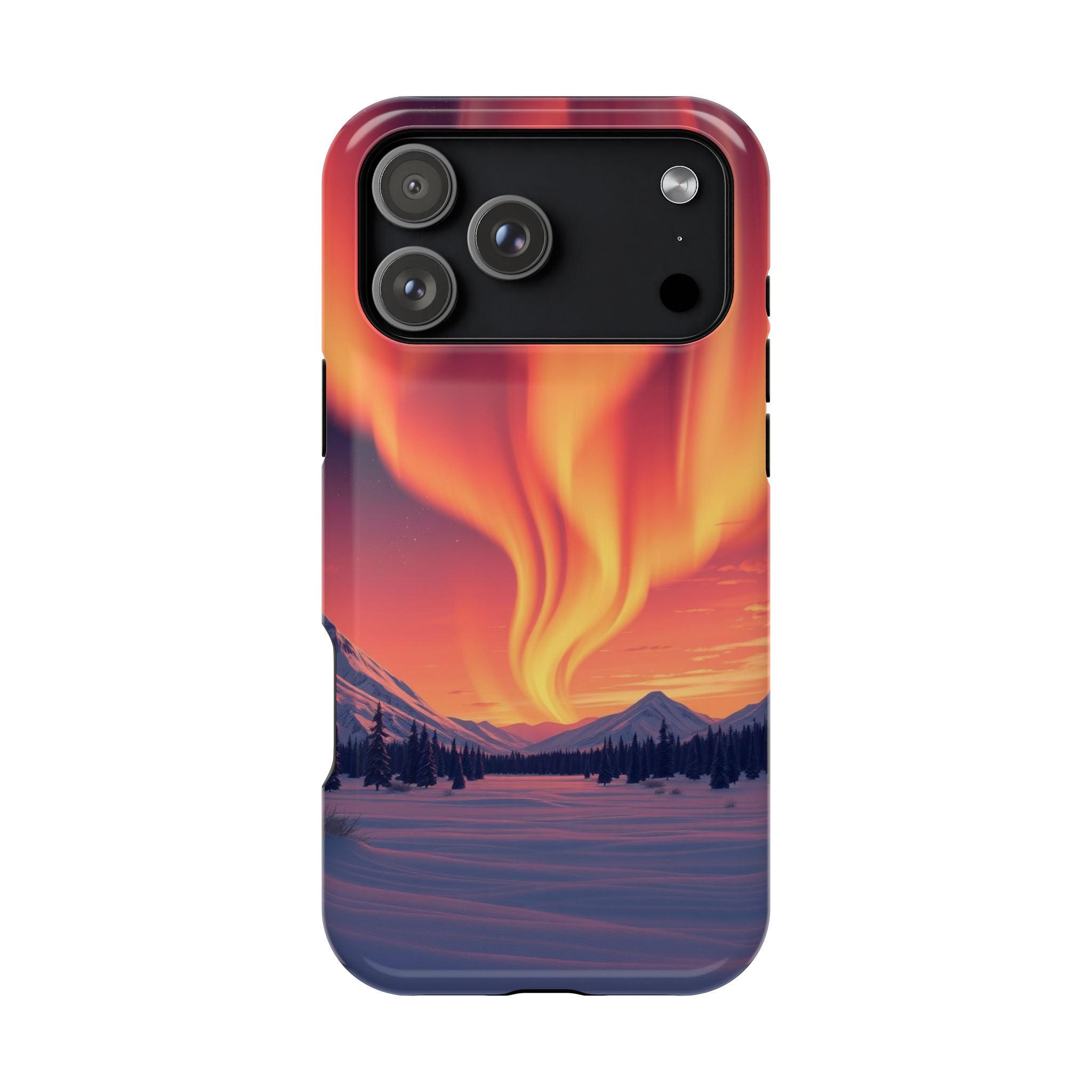 iPhone Sunset Amber And Peach Northern Lights Slim iPhone Everyday · iPhone Case