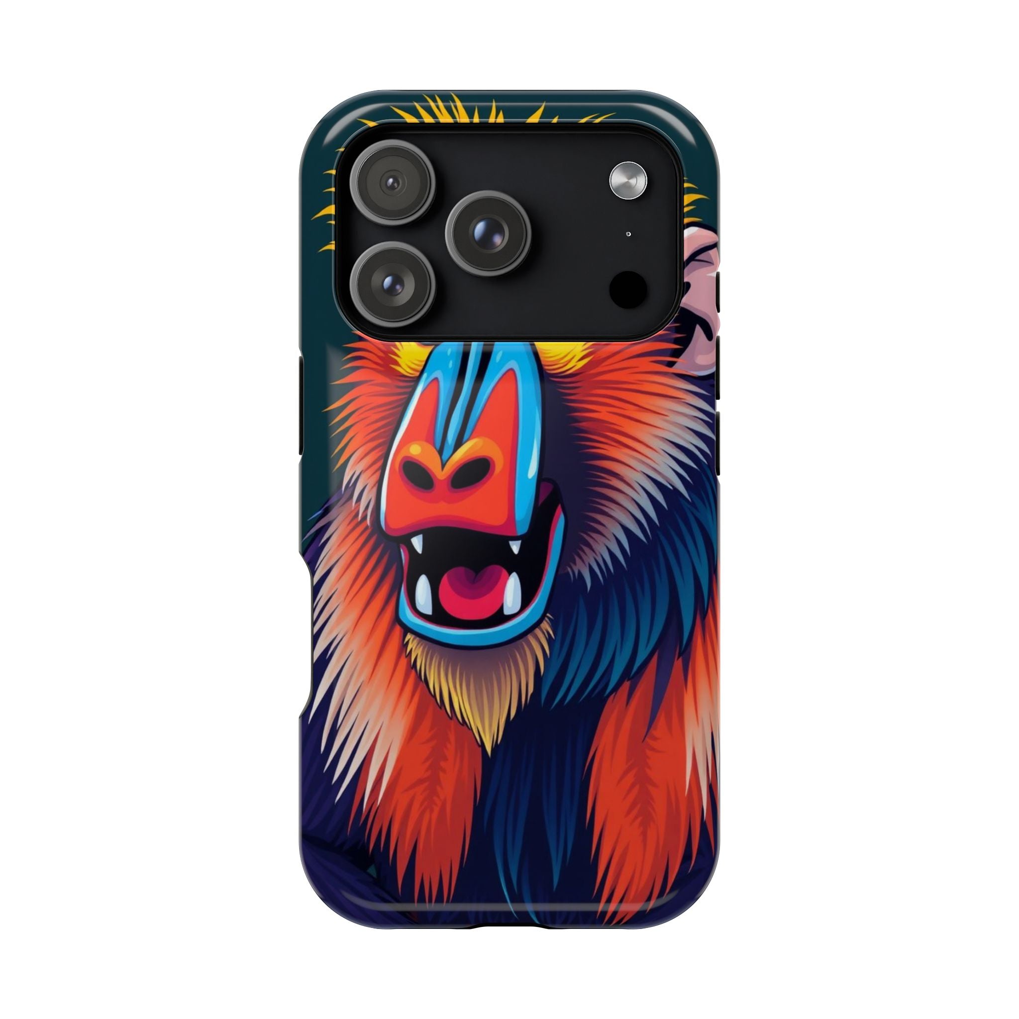 iPhone Mandrill Colorful Face Kids Fun iPhone Phone Case Gift Slim · iPhone Case