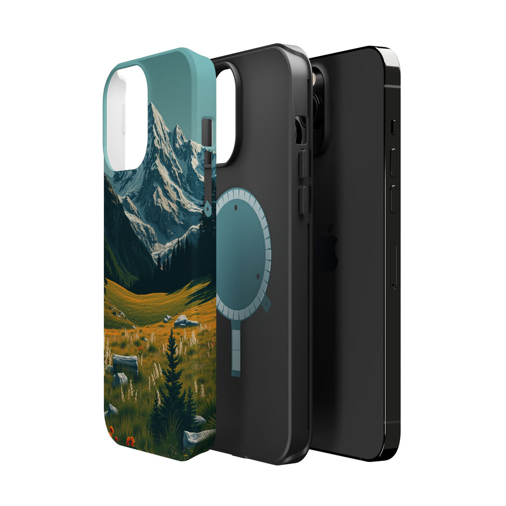iPhone Alpine Meadow Bold Art 19 Bold Modern Everyday Snap Case · iPhone Case