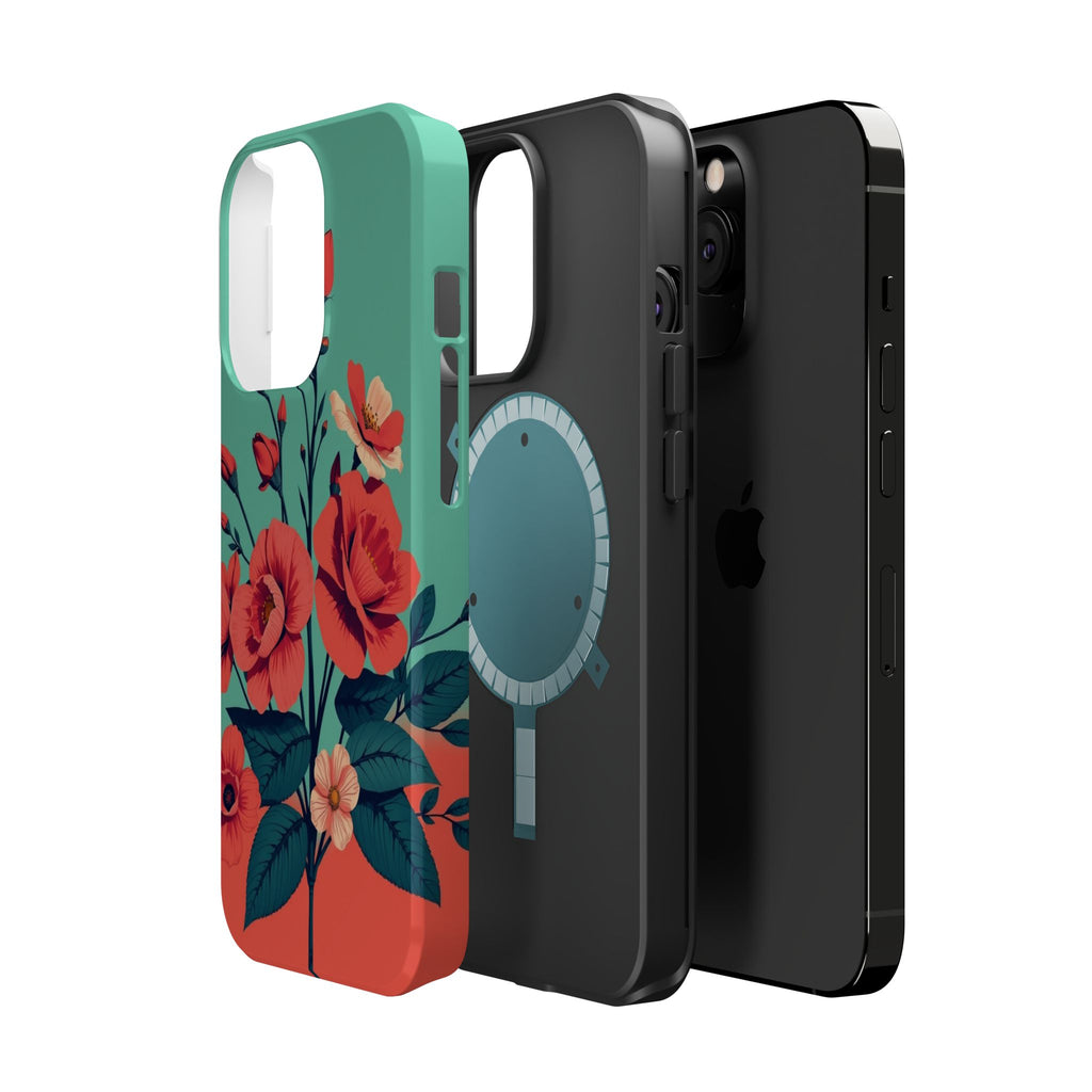 iPhone Pin-up Floral Cinematic Art Bold Modern Everyday Snap Case · iPhone Case