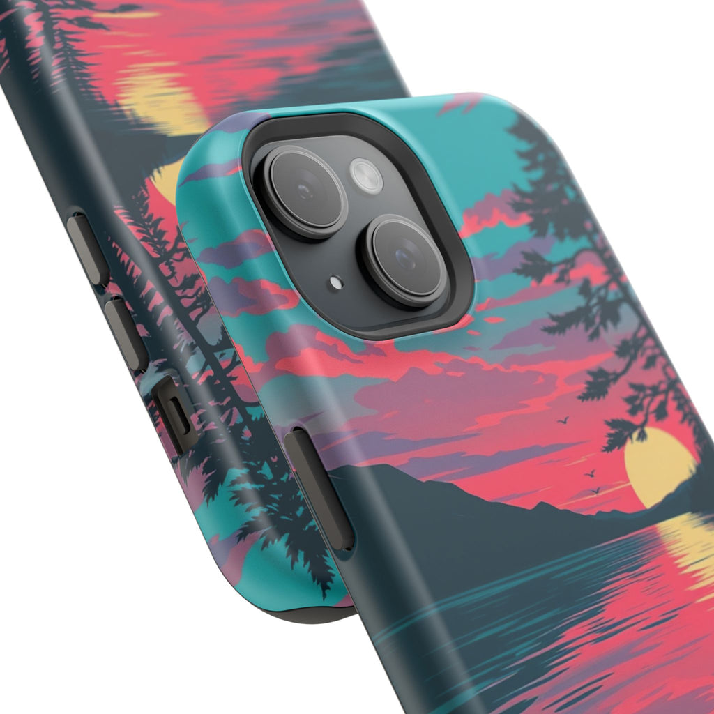 iPhone Dreamy Lake at Twilight Design Slim Everyday iPhone 16 Designer · iPhone