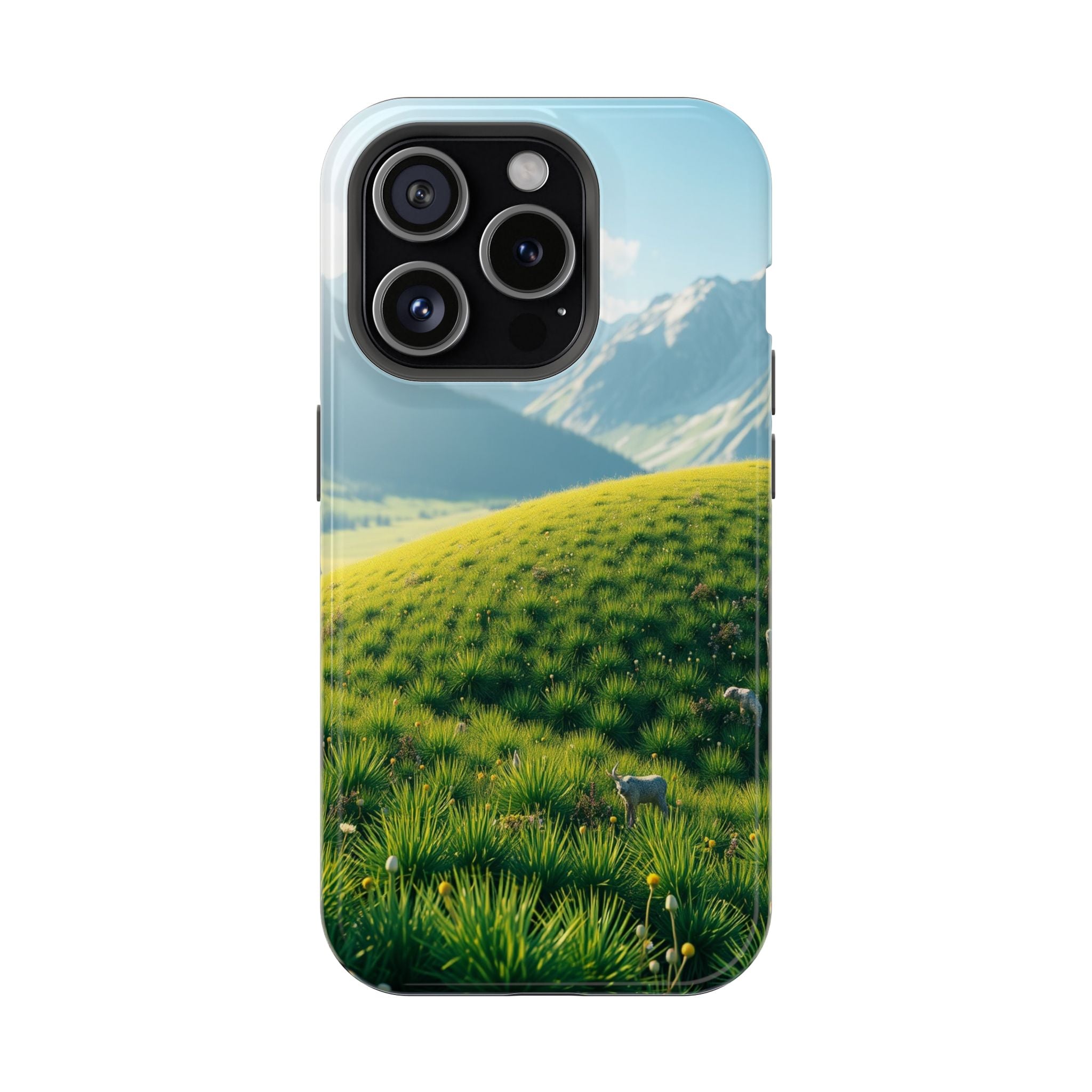 iPhone Vibrant Alpine Meadow Design Slim Everyday Designer Case · iPhone Case