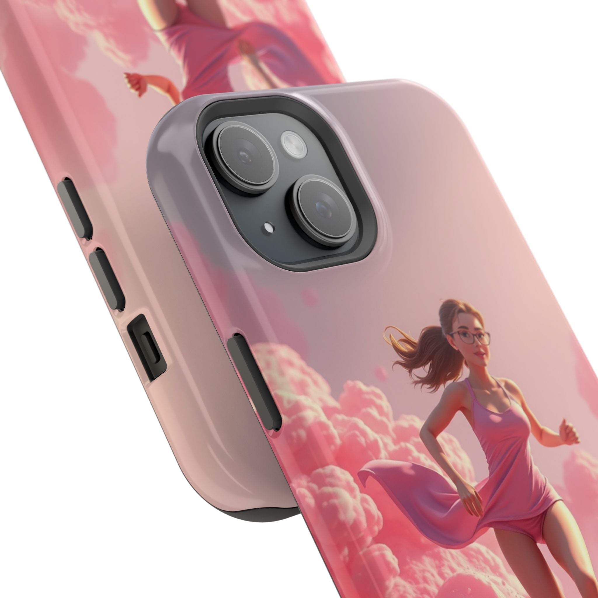 iPhone on Fumes 3D Digital Bold Modern Everyday Snap Case · iPhone Case