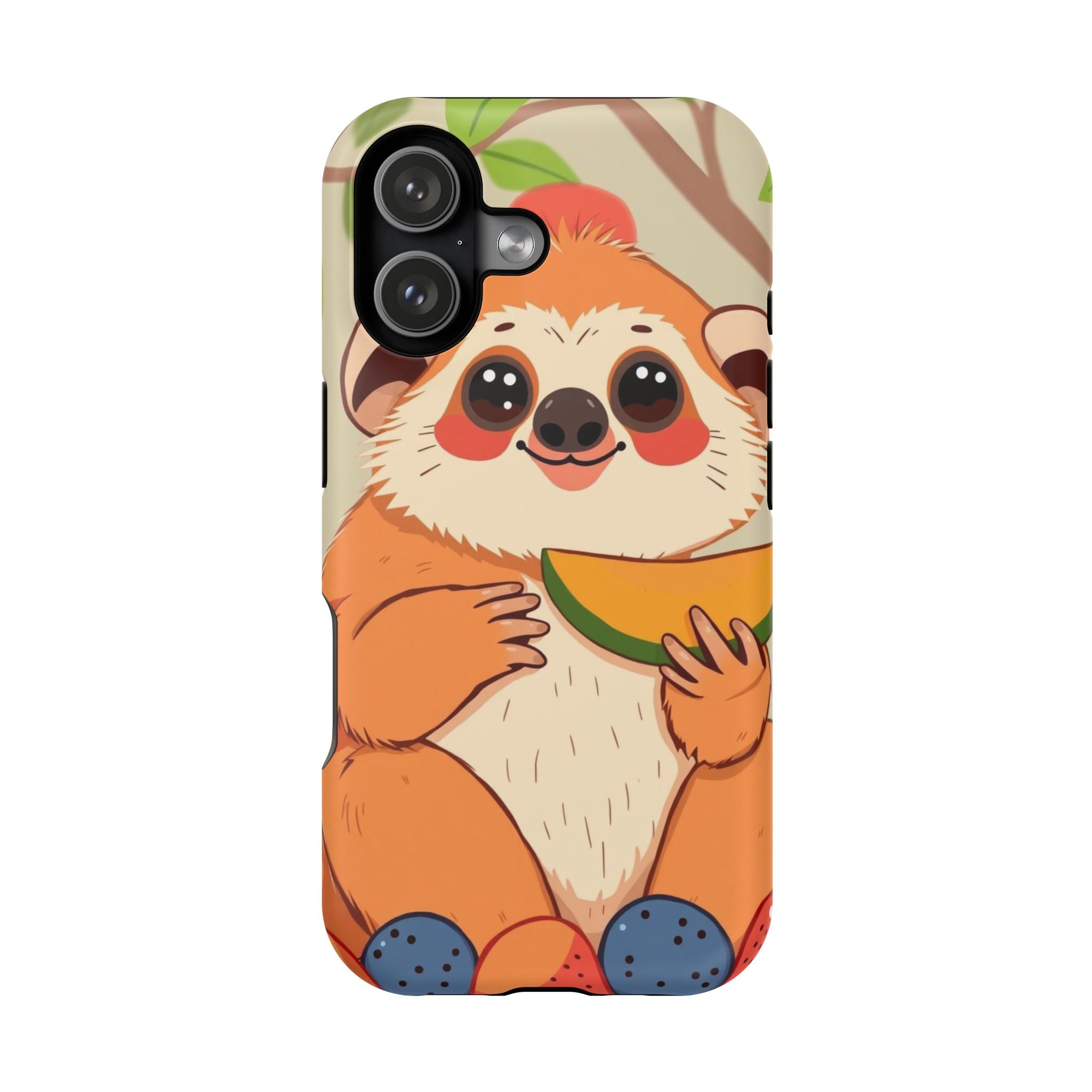 iPhone Slow Loris with Fruit Kids Fun iPhone Phone Case Gift Slim · iPhone Case