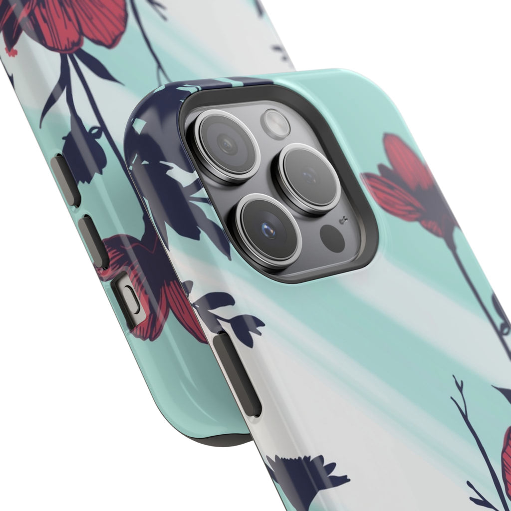 iPhone Floral Silhouette Cinematic Art Slim Everyday Designer Case · iPhone Case