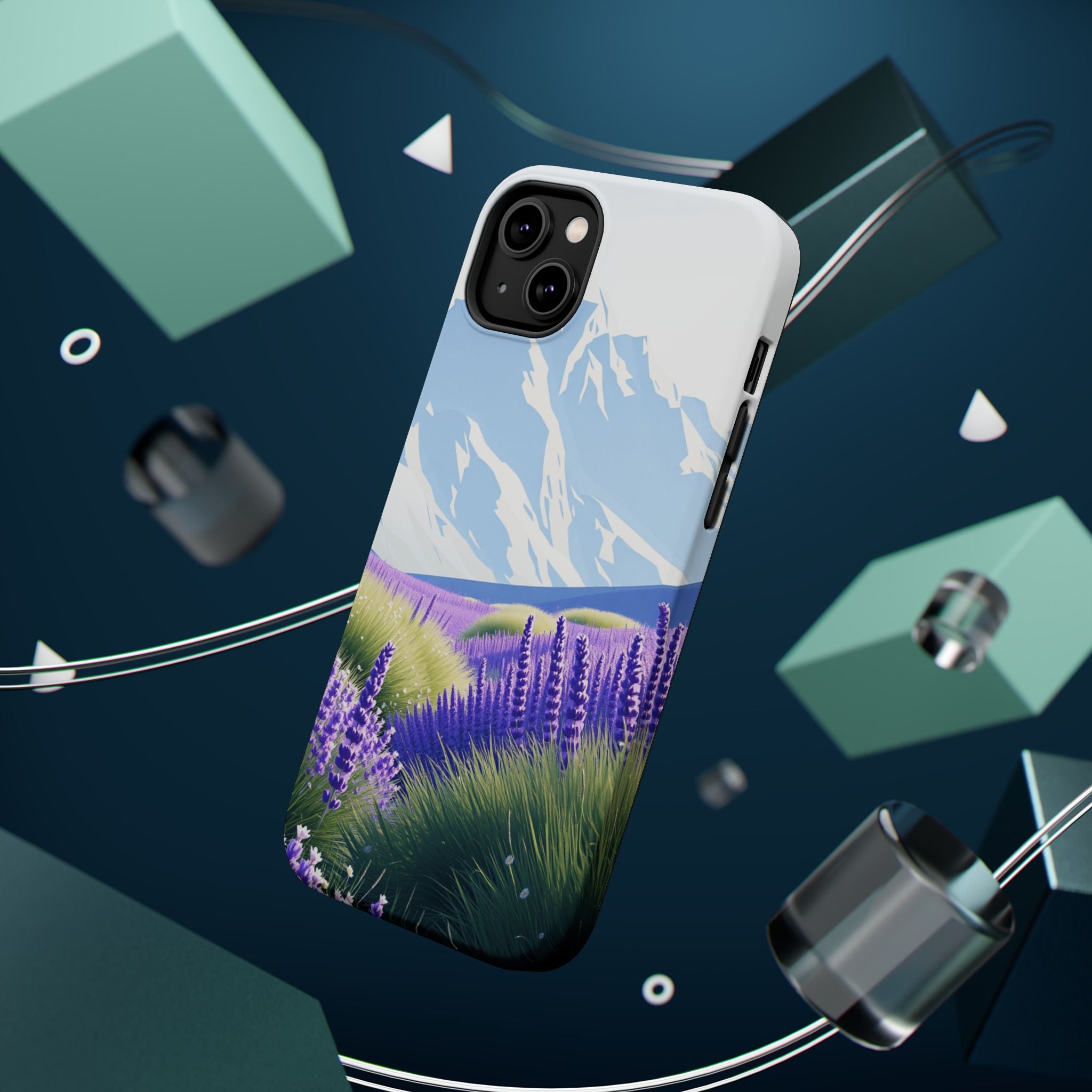 iPhone Alpine Meadow Electric Art 10 Slim Everyday Designer Case · iPhone Case