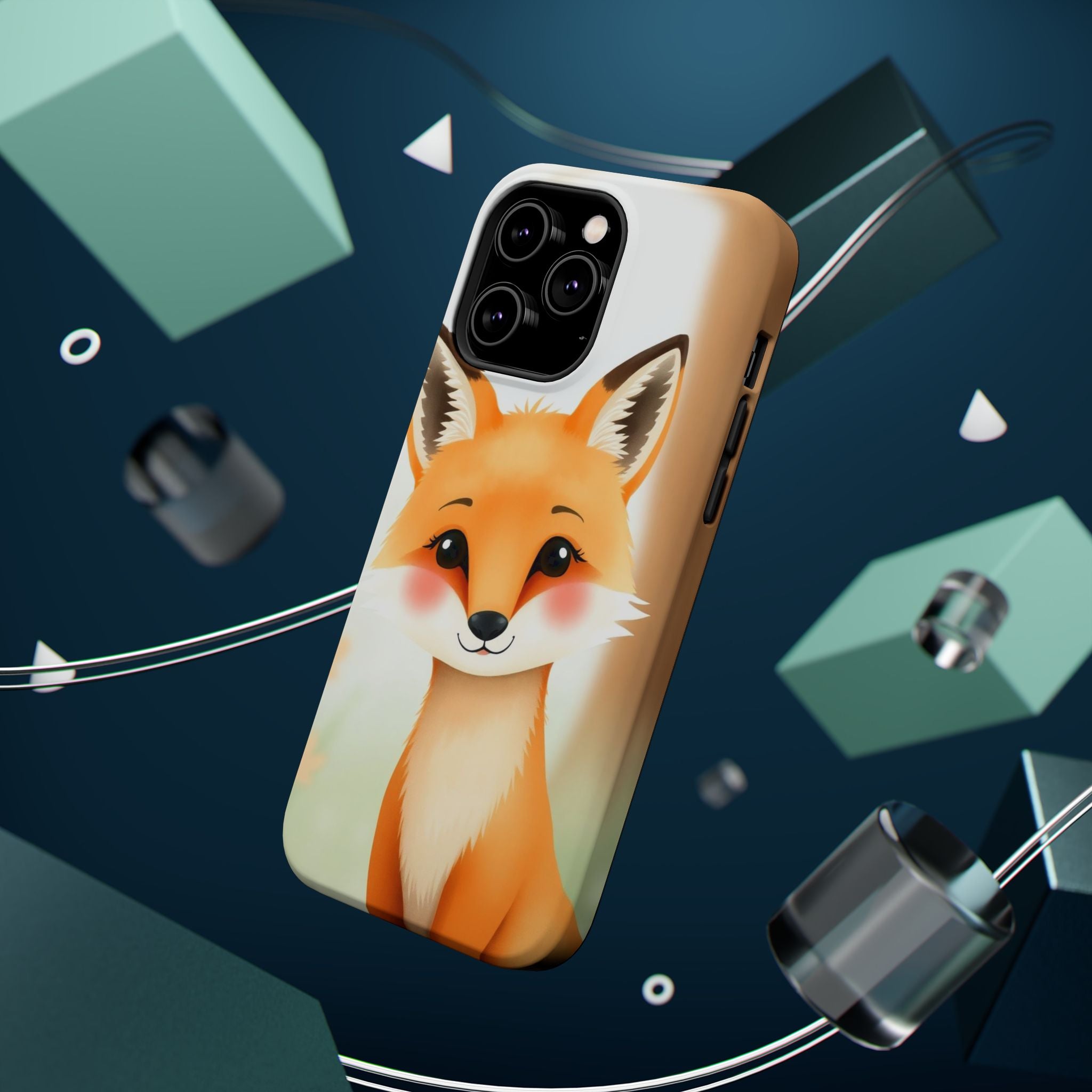 iPhone Watercolor Fox Portrait Kids Fun iPhone Phone Case Gift Slim · iPhone Cas