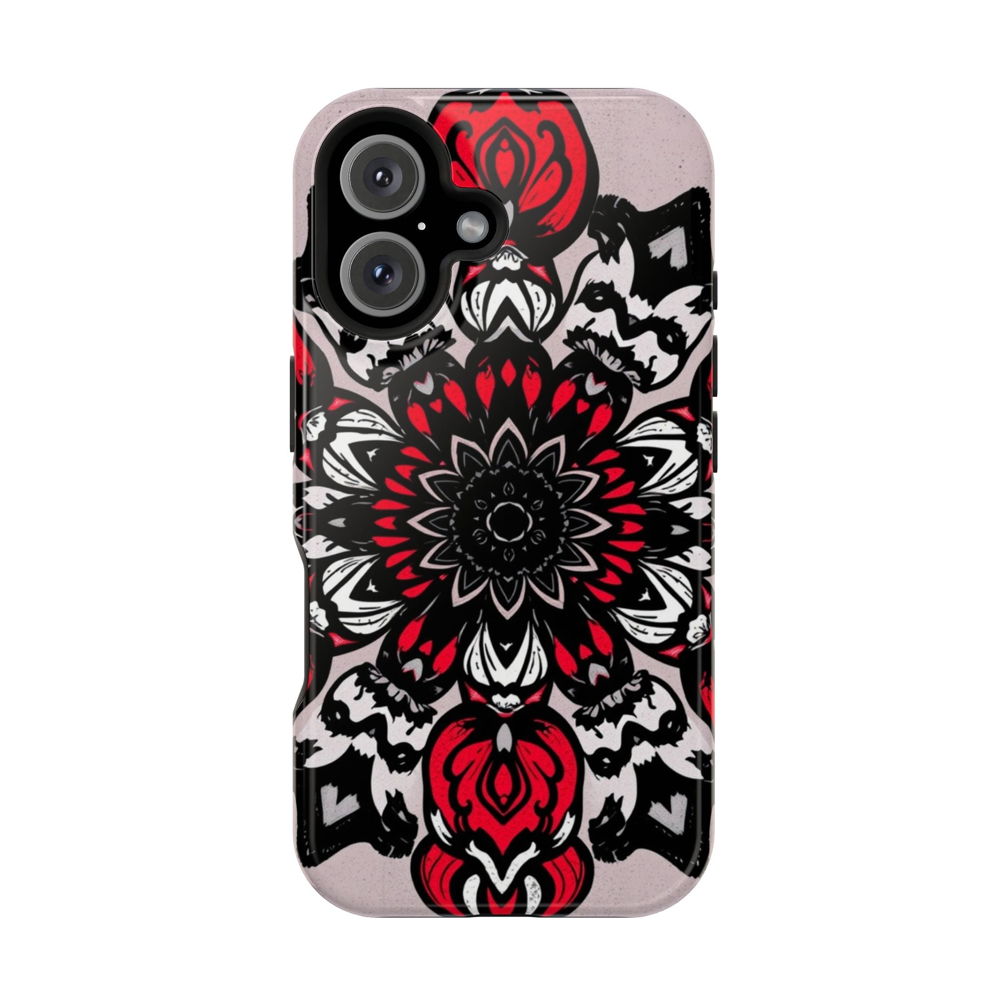 iPhone Floral Mandala Bold Art Slim Everyday Designer Case · iPhone Case