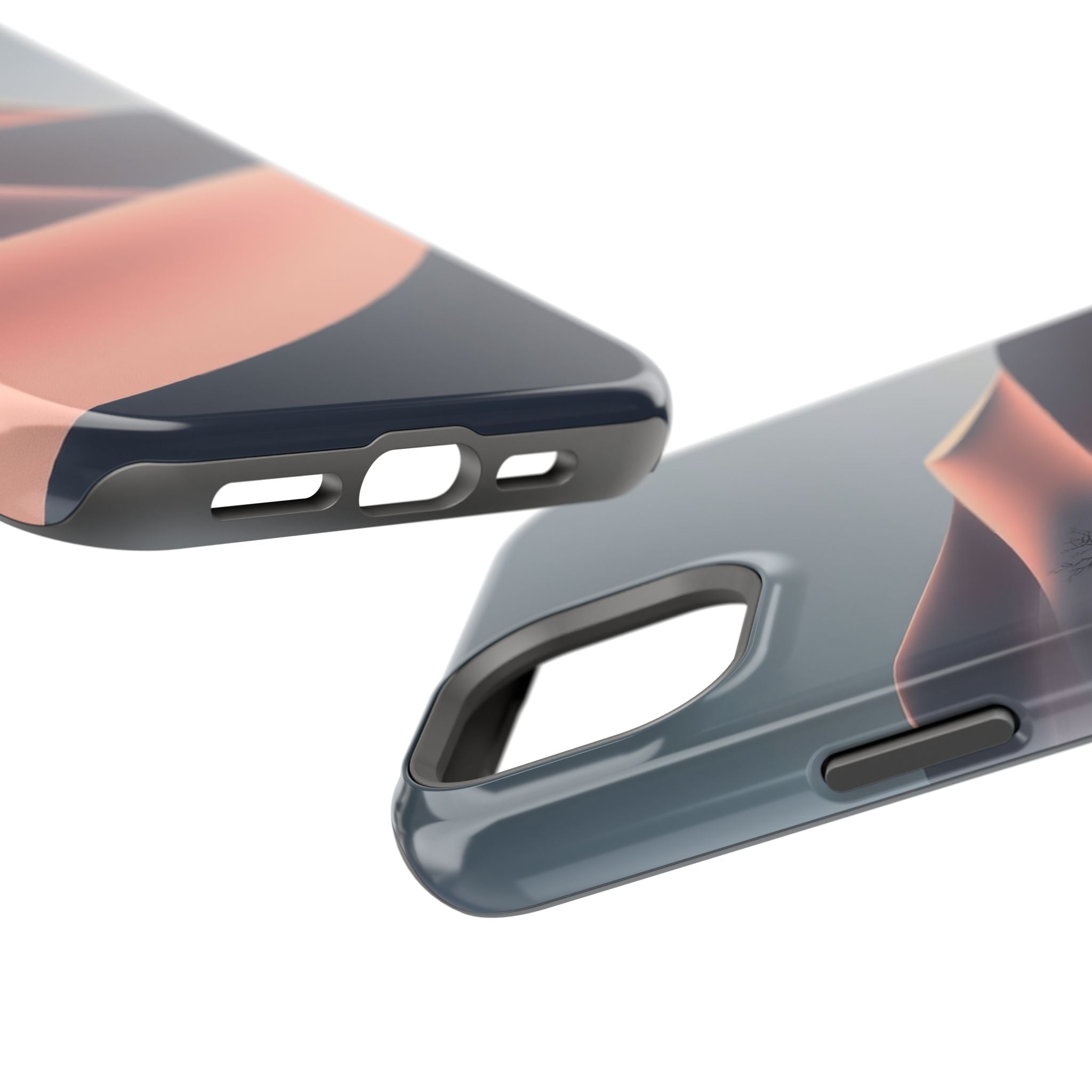 iPhone Mint And Blush Desert Dunes Bold Modern Everyday Snap Case · iPhone Case