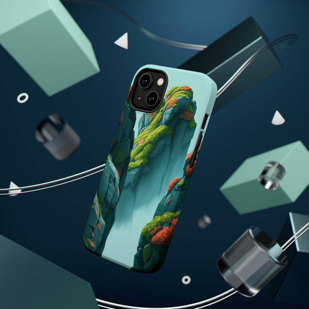 iPhone Moss Covered Rocks Oil Painting Impressionist iPhone Slim · iPhone Case