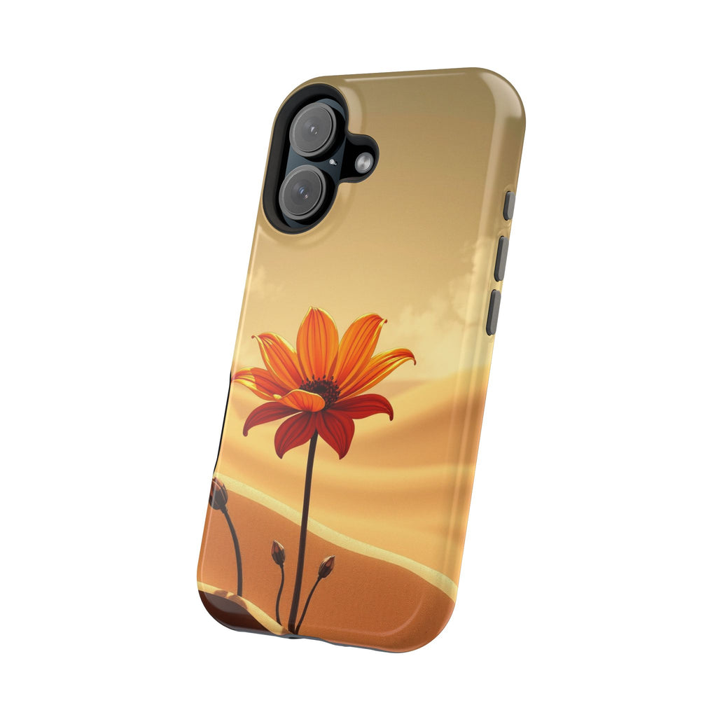 iPhone Neon Floral Dark Gothic Ink Bold Modern Everyday Snap Case · iPhone Case