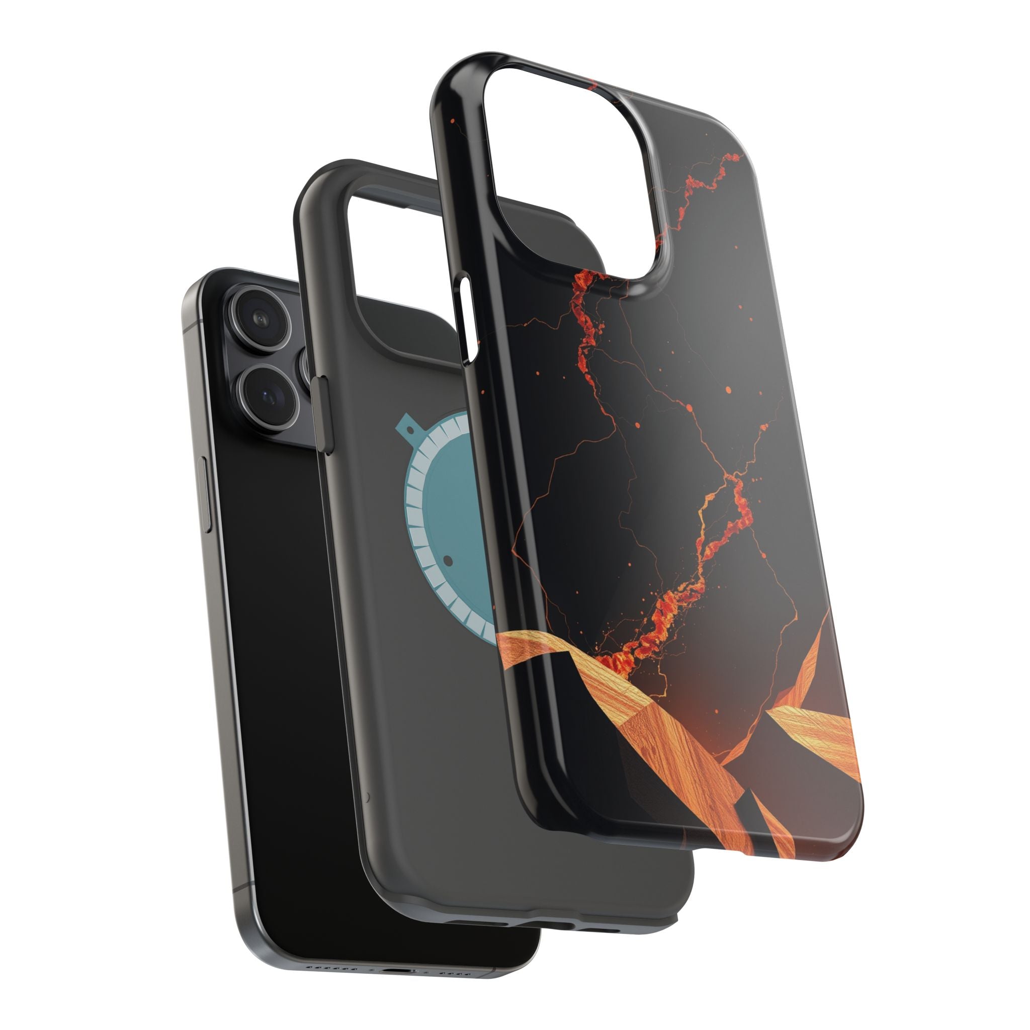 iPhone Petal Storm Electric Art 10 Bold Modern Everyday Snap Case · iPhone Case