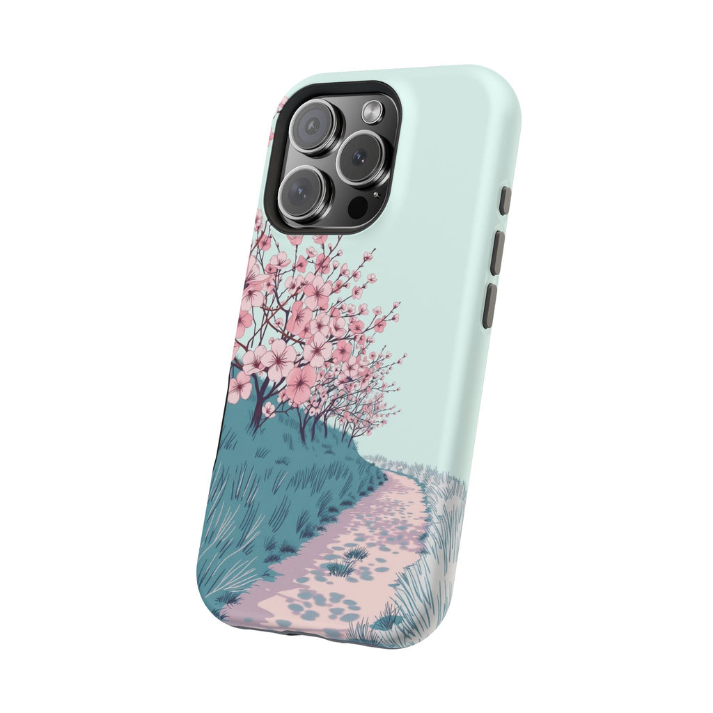 iPhone Radiant Blossom Trail Design Slim Everyday Designer Case · iPhone Case