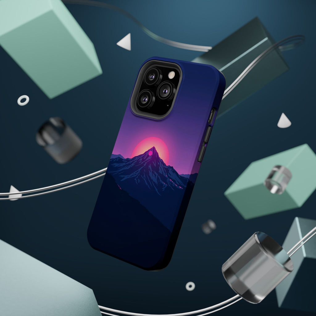 iPhone Mountain at Sunrise Electric Art Slim Everyday iPhone 15 · iPhone Case