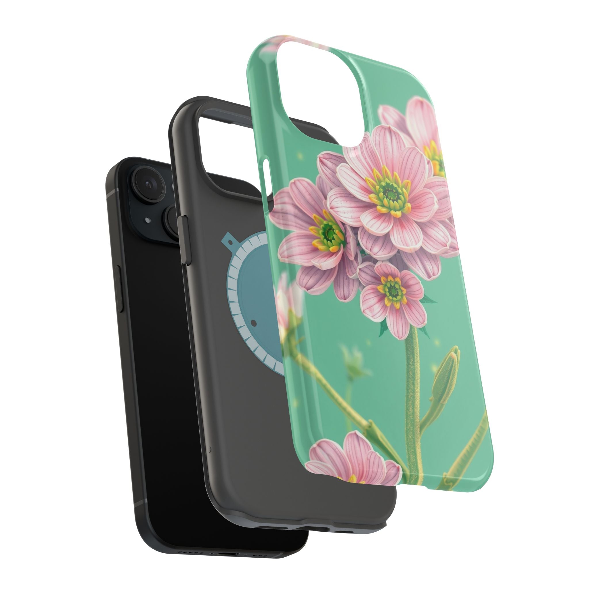 iPhone Vibrant Ranunculus Stack Design Slim Everyday Designer Case · iPhone Case