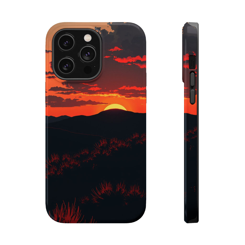 iPhone Mesa Sunset Cinematic Art Bold Modern Everyday Snap Case · iPhone Case