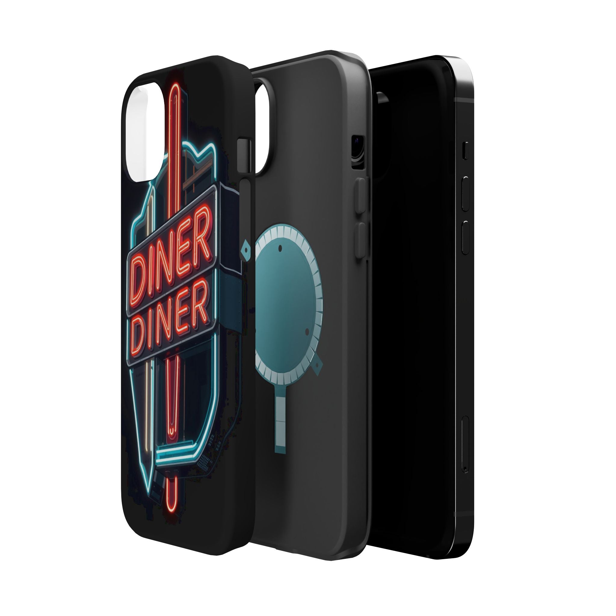 iPhone Neon Diner Sign Electric Art Slim Everyday Designer Case · iPhone Case