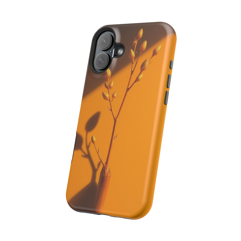 iPhone Mustard And Rust Minimalist Stem Slim Everyday iPhone Designer · iPhone C