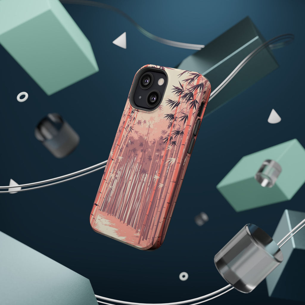 iPhone Rose Pink And Cream Bamboo Grove Slim Everyday iPhone 19 · iPhone Case