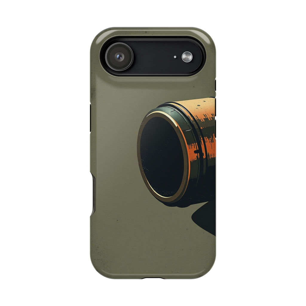 iPhone Charcoal And Copper Vintage Postcard Slim Everyday Designer Case · iPhone