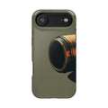 iPhone Charcoal And Copper Vintage Postcard Slim Everyday Designer Case · iPhone