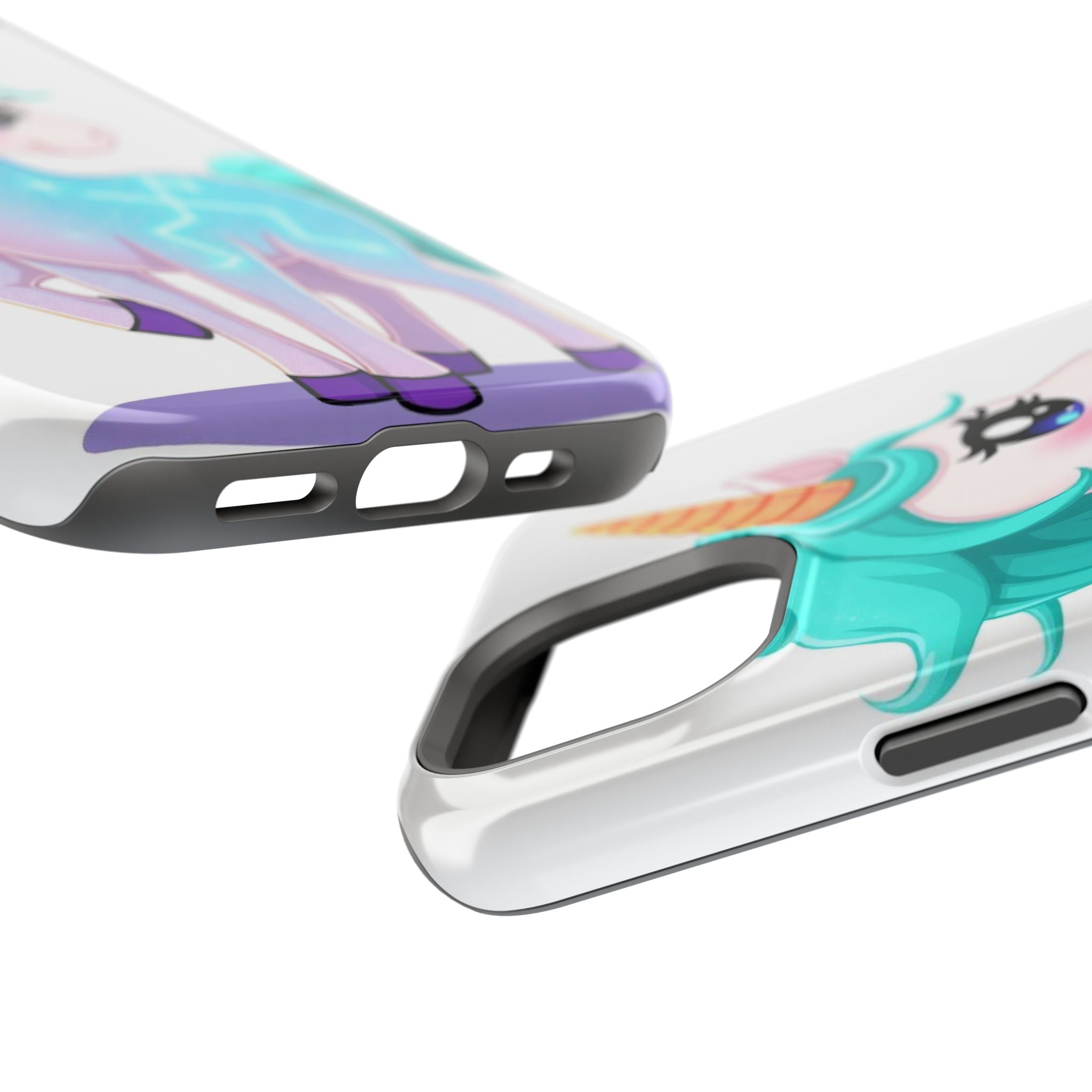 iPhone Turquoise Sparkle Unicorn Kids Fun iPhone Phone Case Gift · iPhone Case