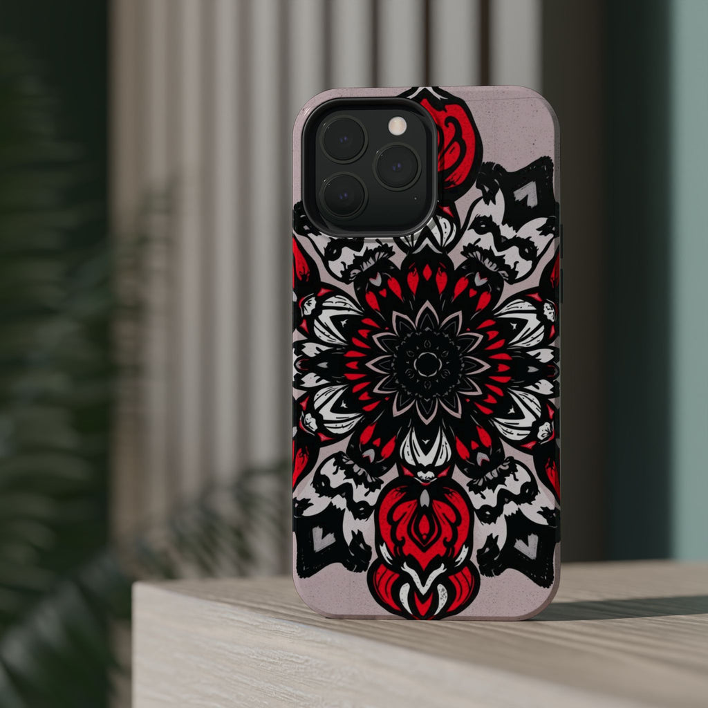 iPhone Floral Mandala Bold Art Slim Everyday Designer Case · iPhone Case