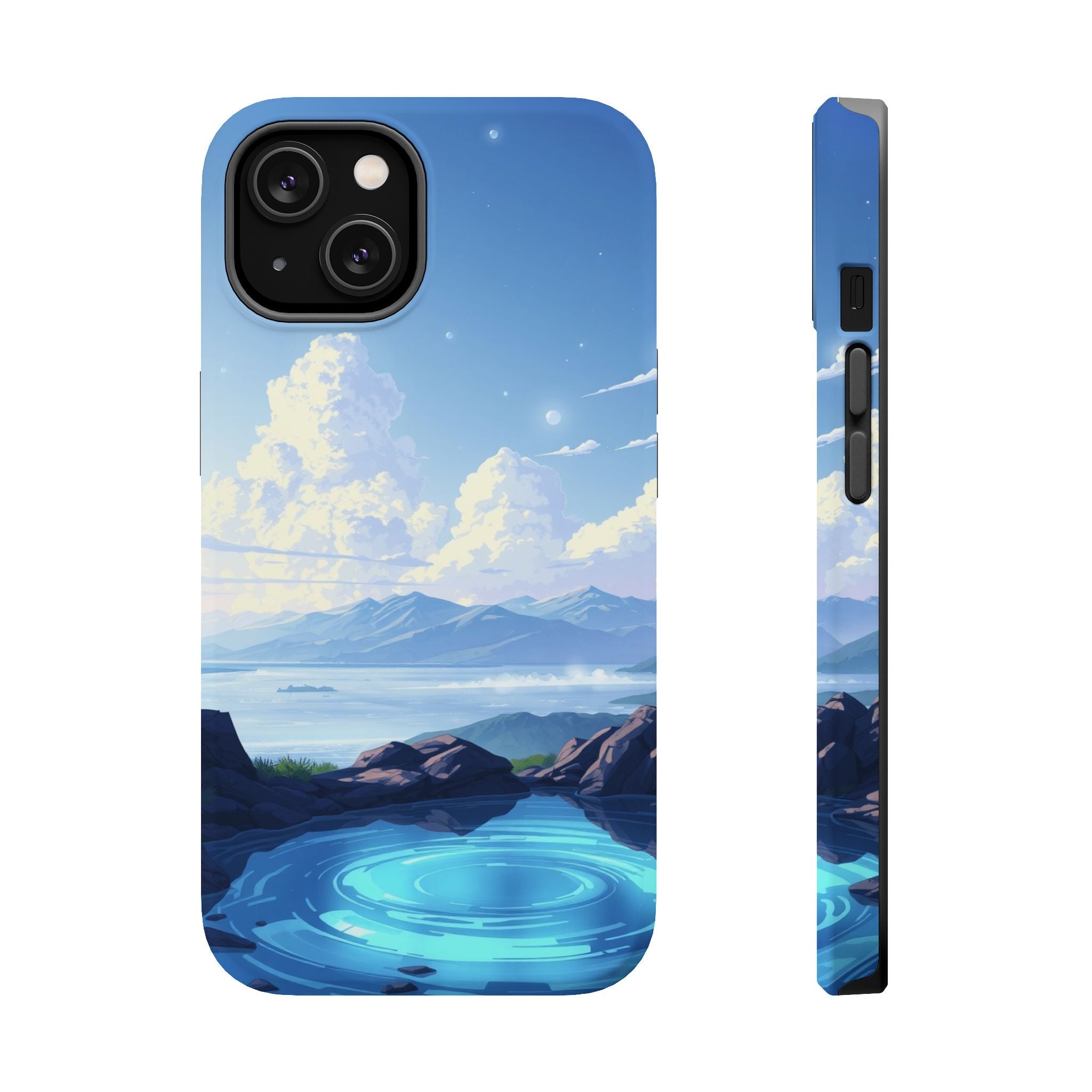 iPhone Earthy Tidal Pool Design 18 Bold Modern Everyday Snap Case · iPhone Case